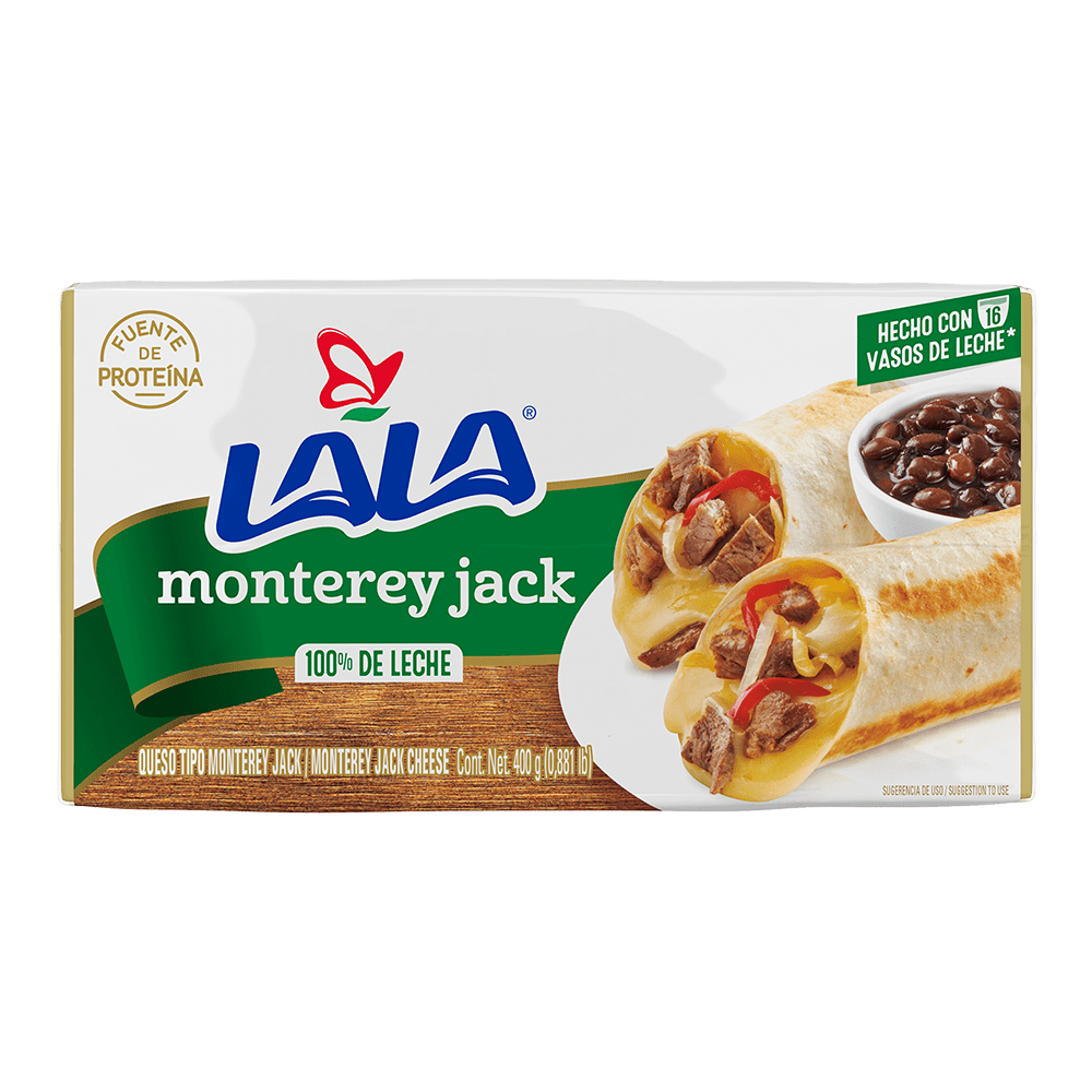 Queso Monterrey Jack Lala 400 0 Gr