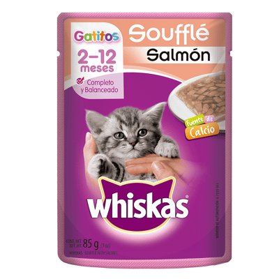 Whiskas Gatito Pouch Salmon 85 G