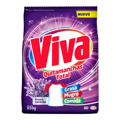 Detergente Polvo Lavanda Viva 850.0 Gr