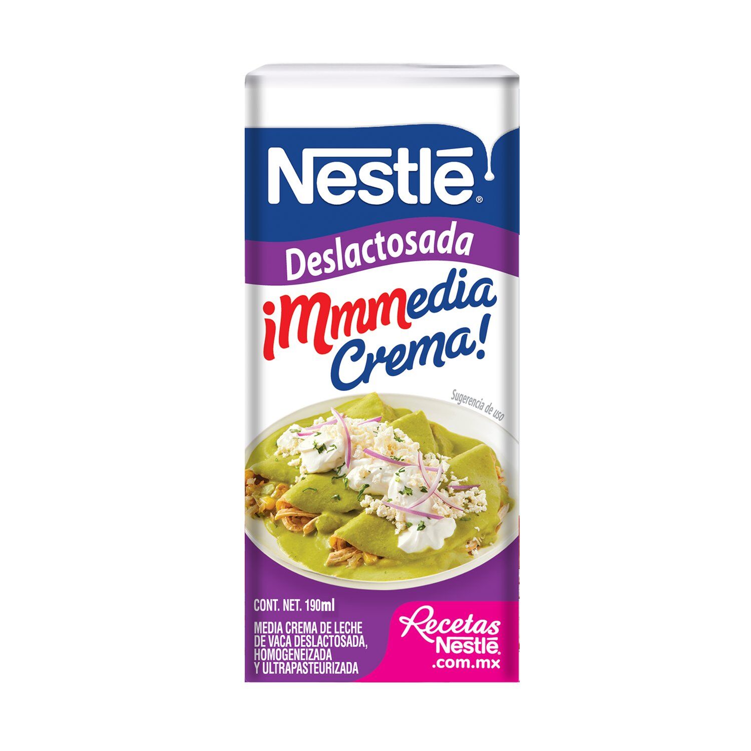 Media Crema Deslactosada Nestle 190.0 Gr