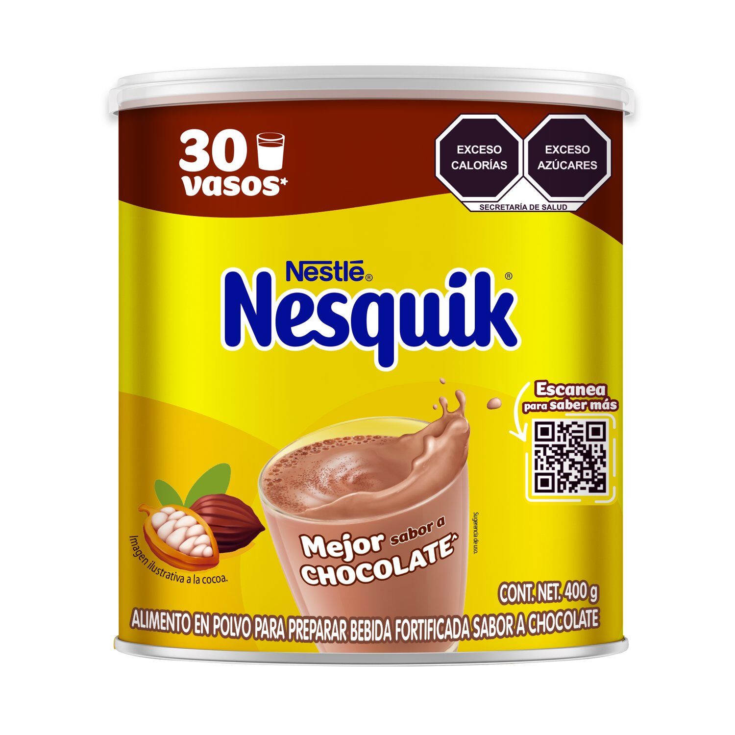 Bebida Chocolate Nesquik 400.0 Gr