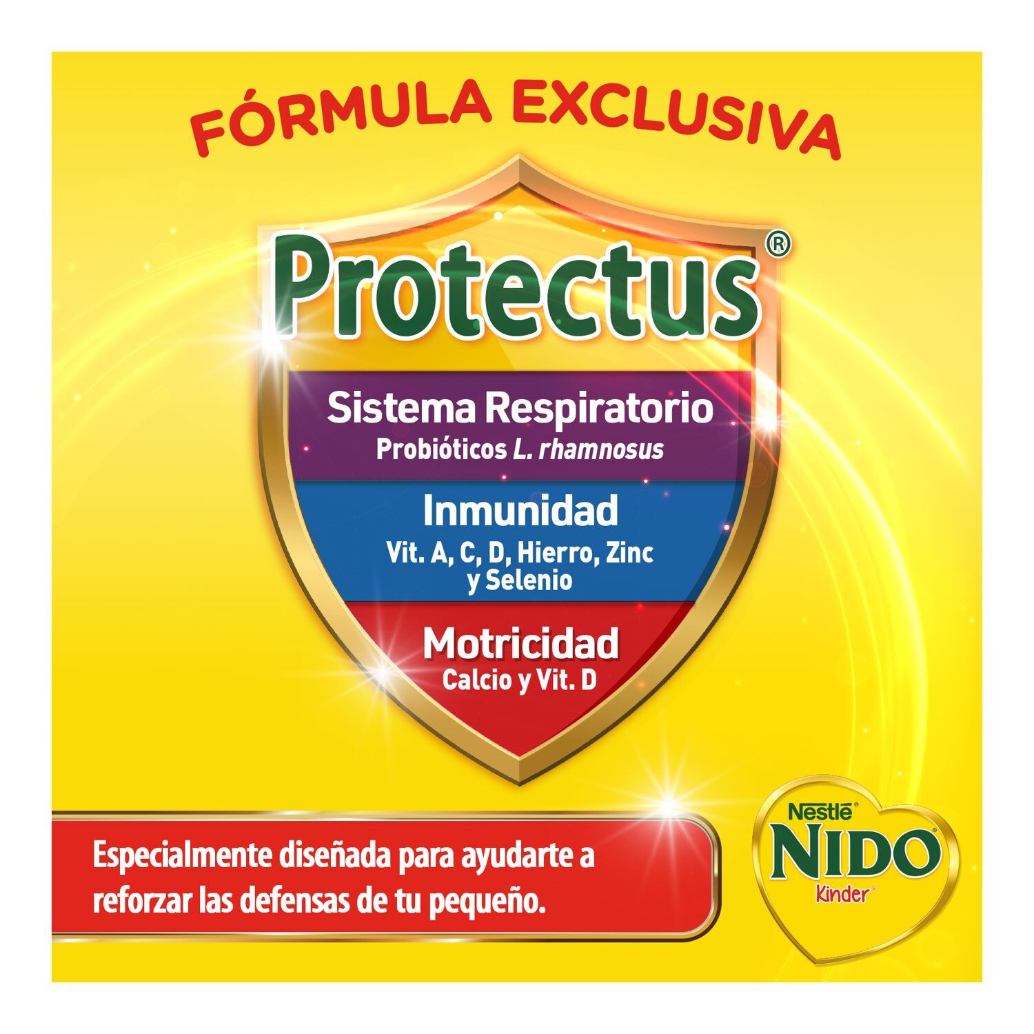 Alimento Lacteo 1+ Protectus Nido 360.0 Gr