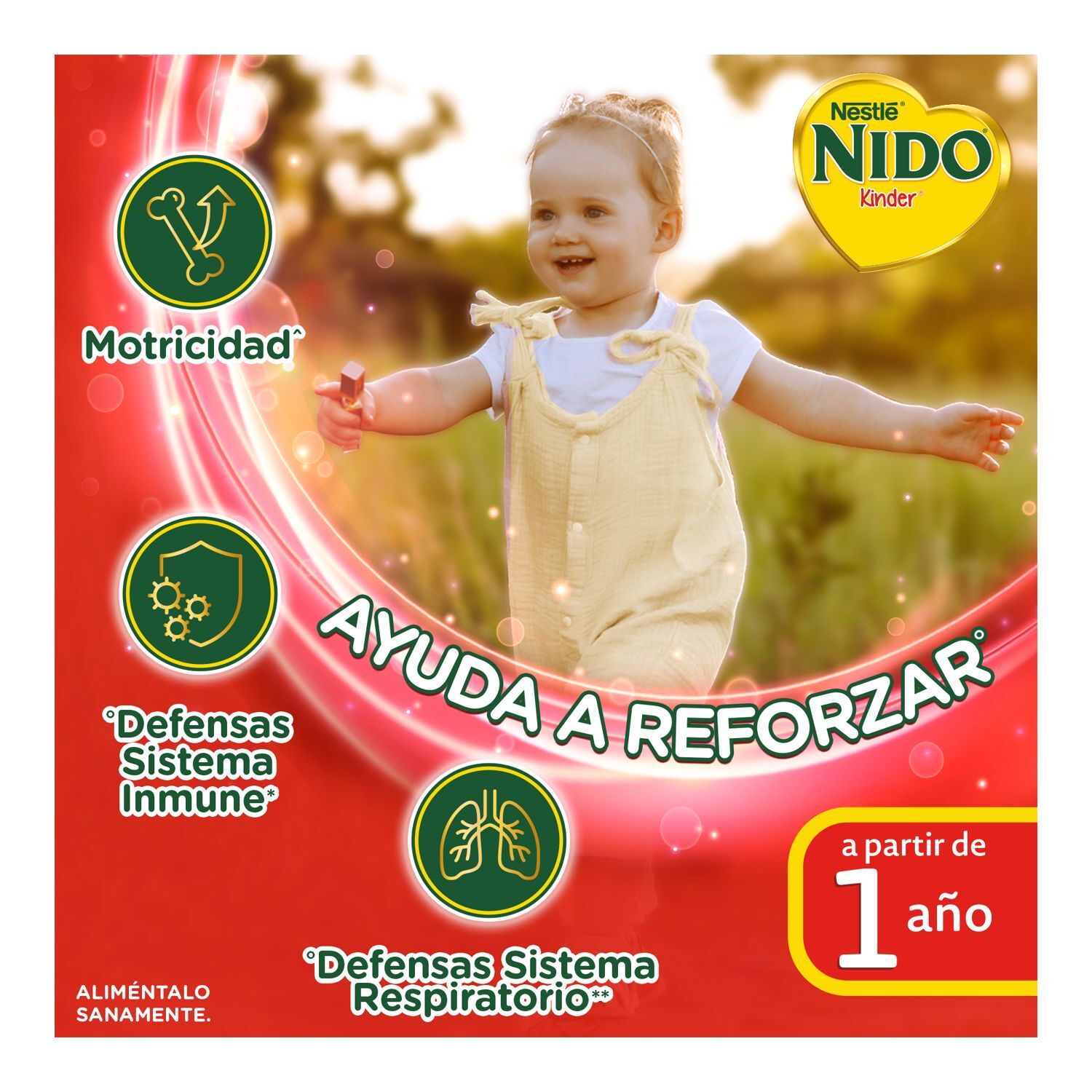 Alimento Lacteo 1+ Protectus Nido 360.0 Gr