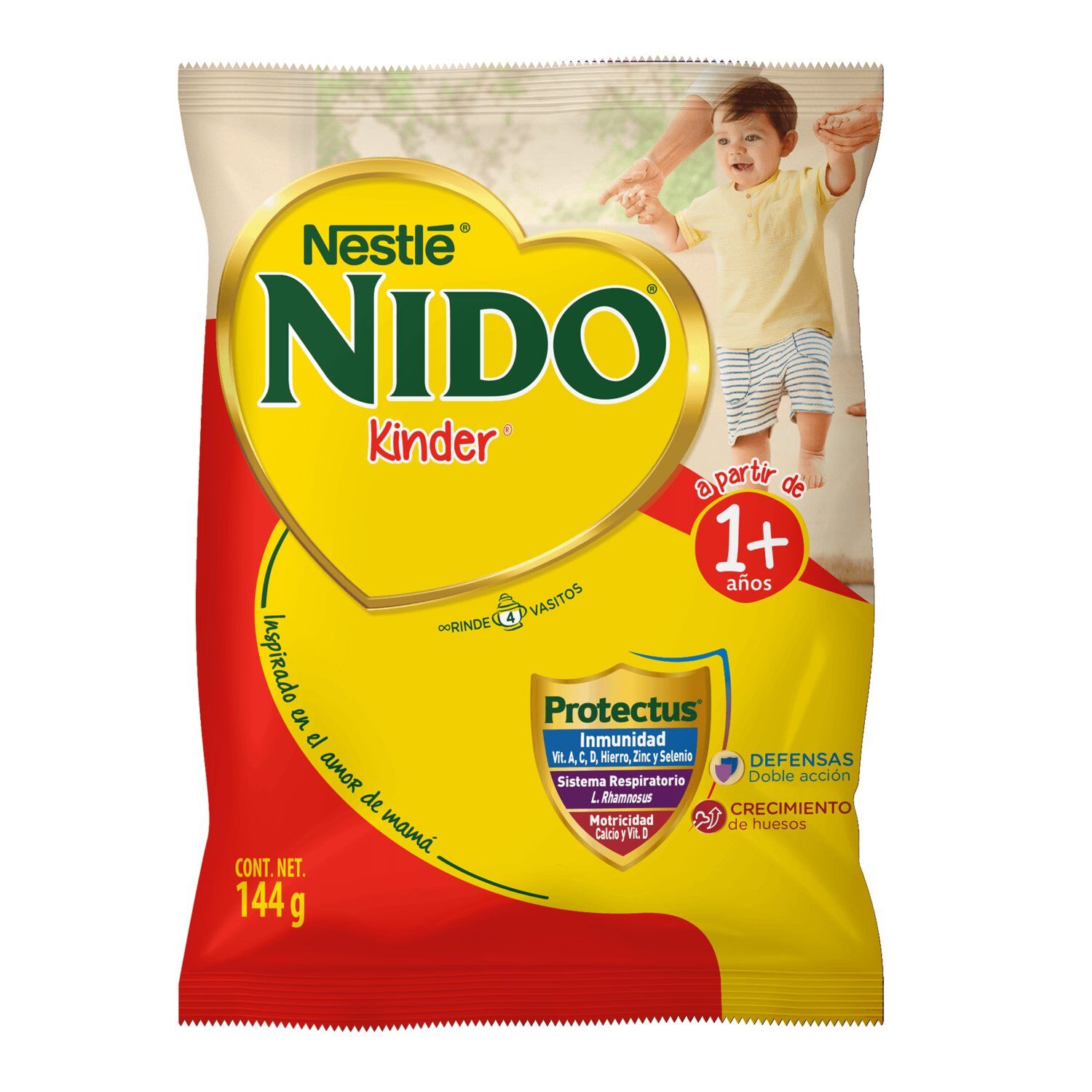 Alimento Lacteo Bolsa 1+ Protectus Nido 144.0 Gr