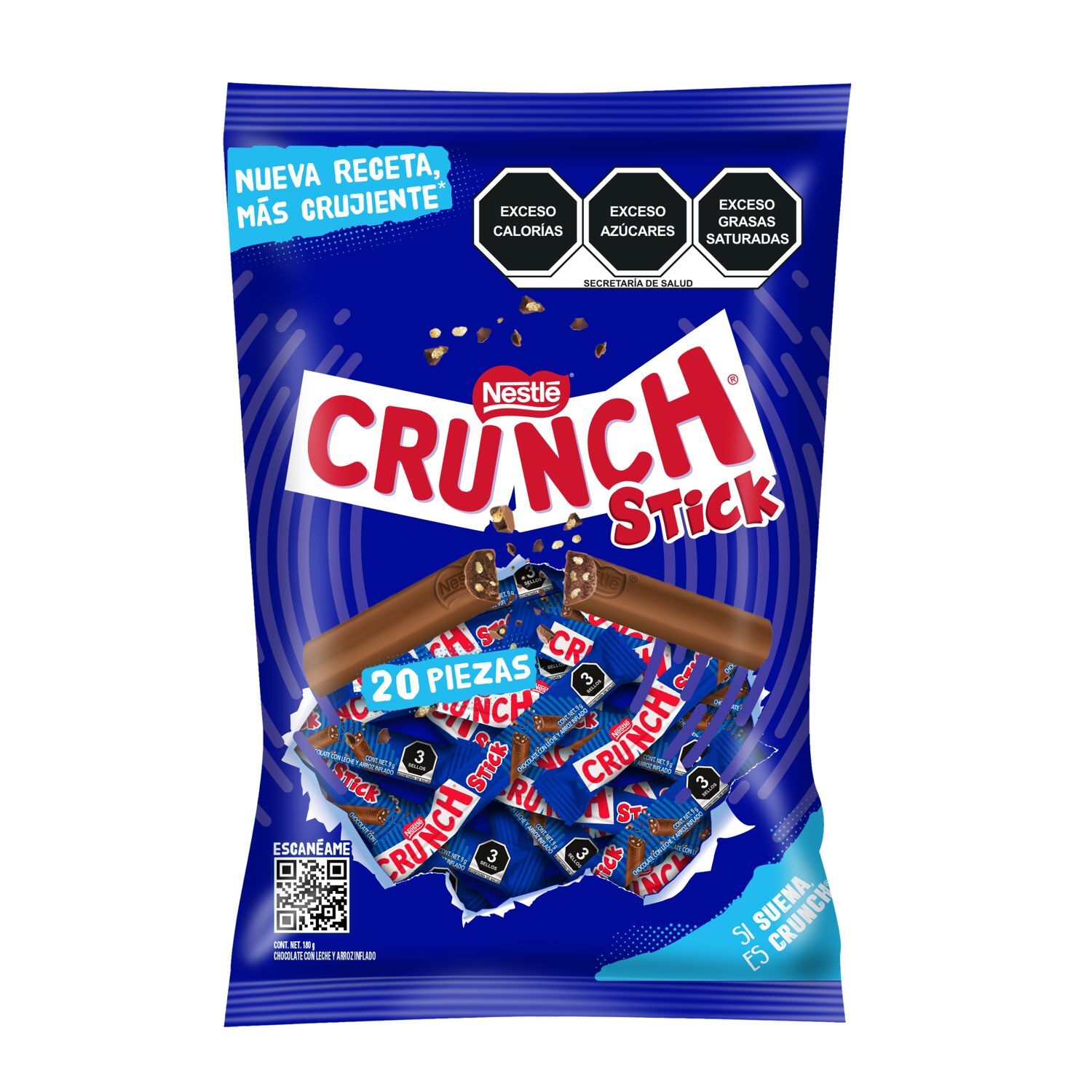 Bolsa Stick Crunch Nestle 14.0 Pza
