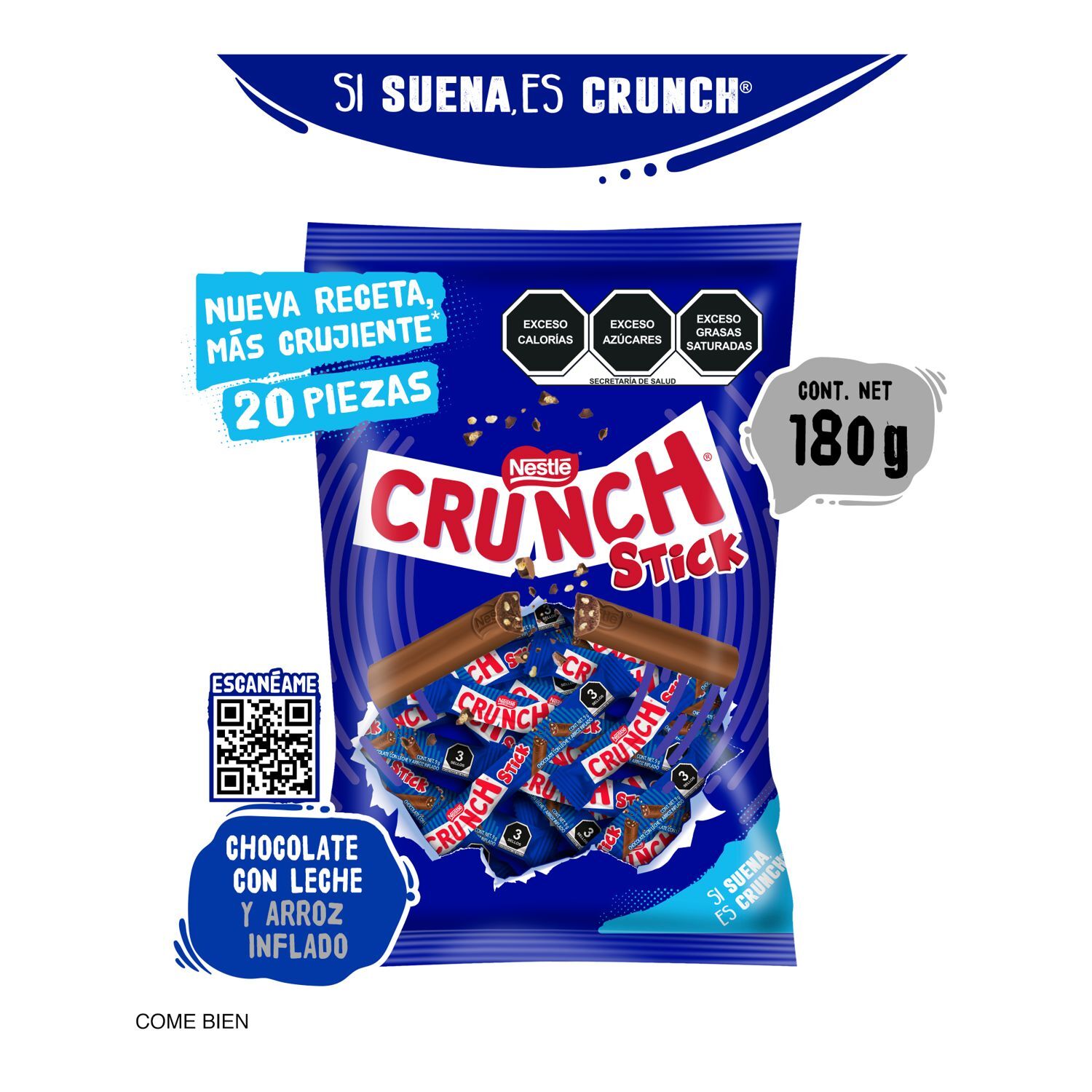 Bolsa Stick Crunch Nestle 14.0 Pza