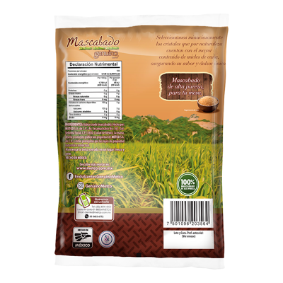 Azucar Genuino Mascabado Metco 500.0 Gr