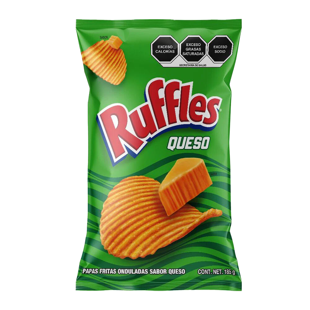 Ruffles Queso Sabritas 185.0 Gr