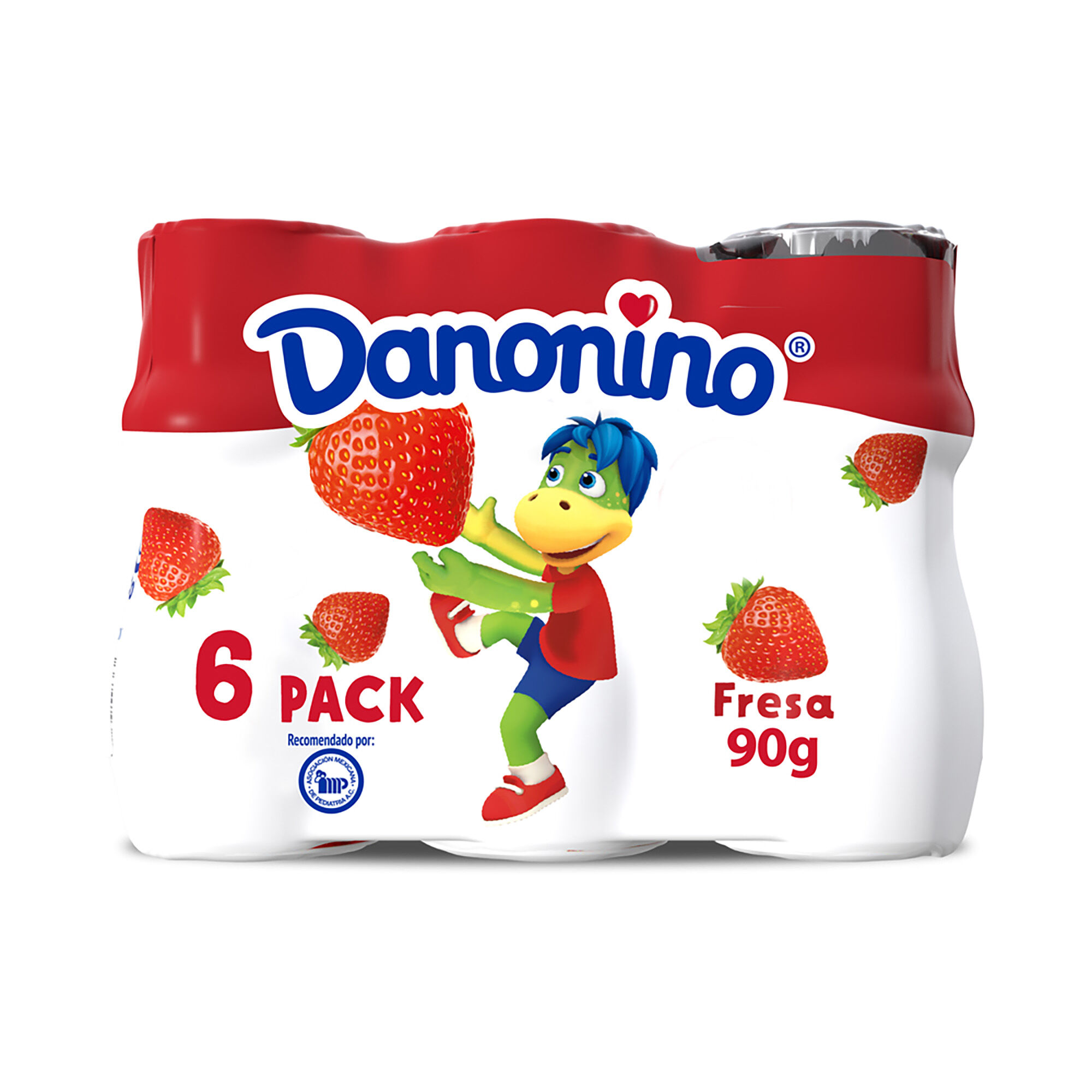 Yoghurt Bebible Fresa Danonino 6.0 Pack