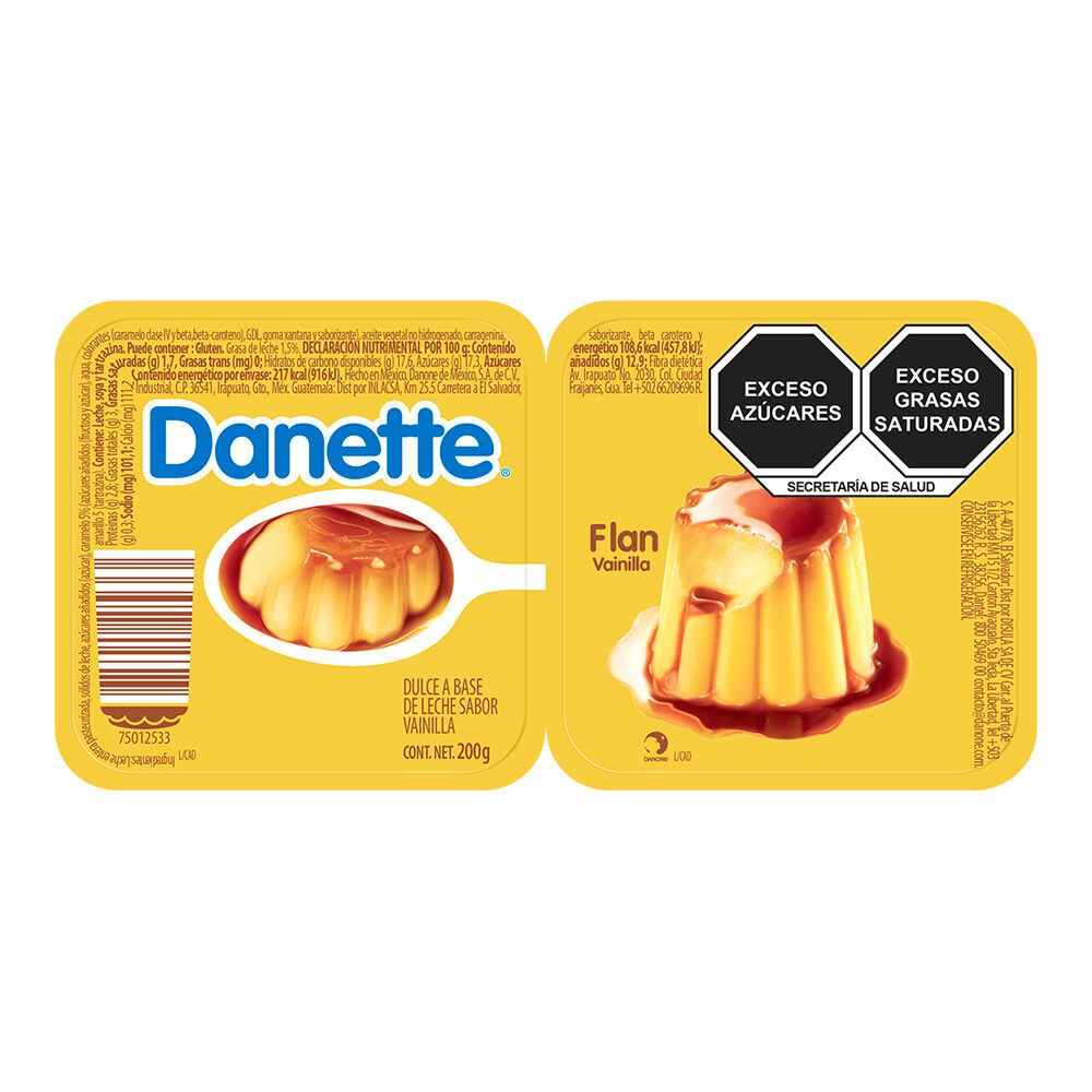 Flan Cremoso Danone 200.0 Pza