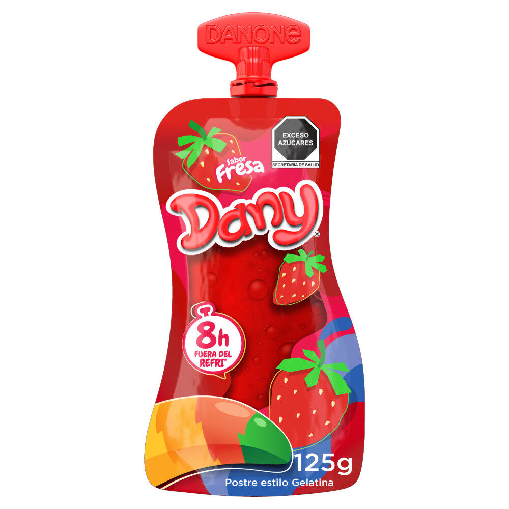 Gelatina Pouch Fresa Dany 125.0 Gr