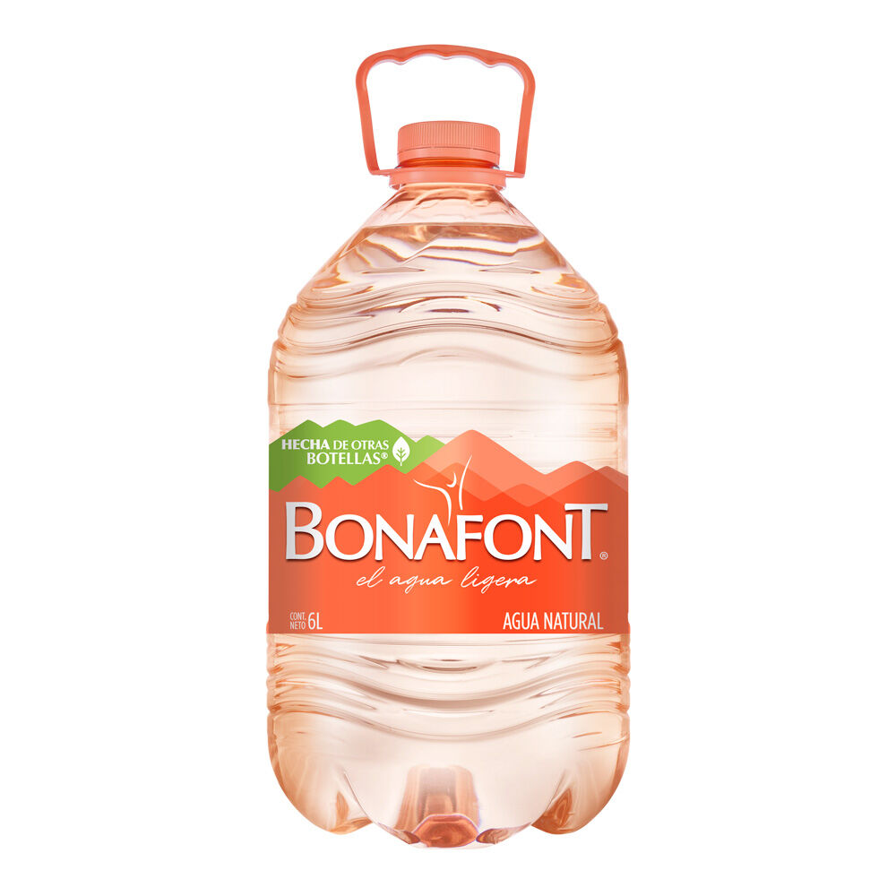 Agua Natural Bonafont 6.0 Lt
