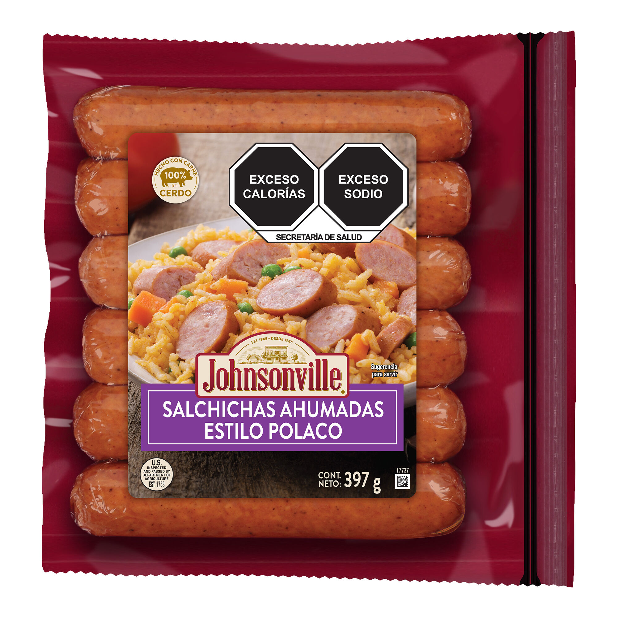 Salchicha Desayuno Cocida Johnsonville 272 0 Gr