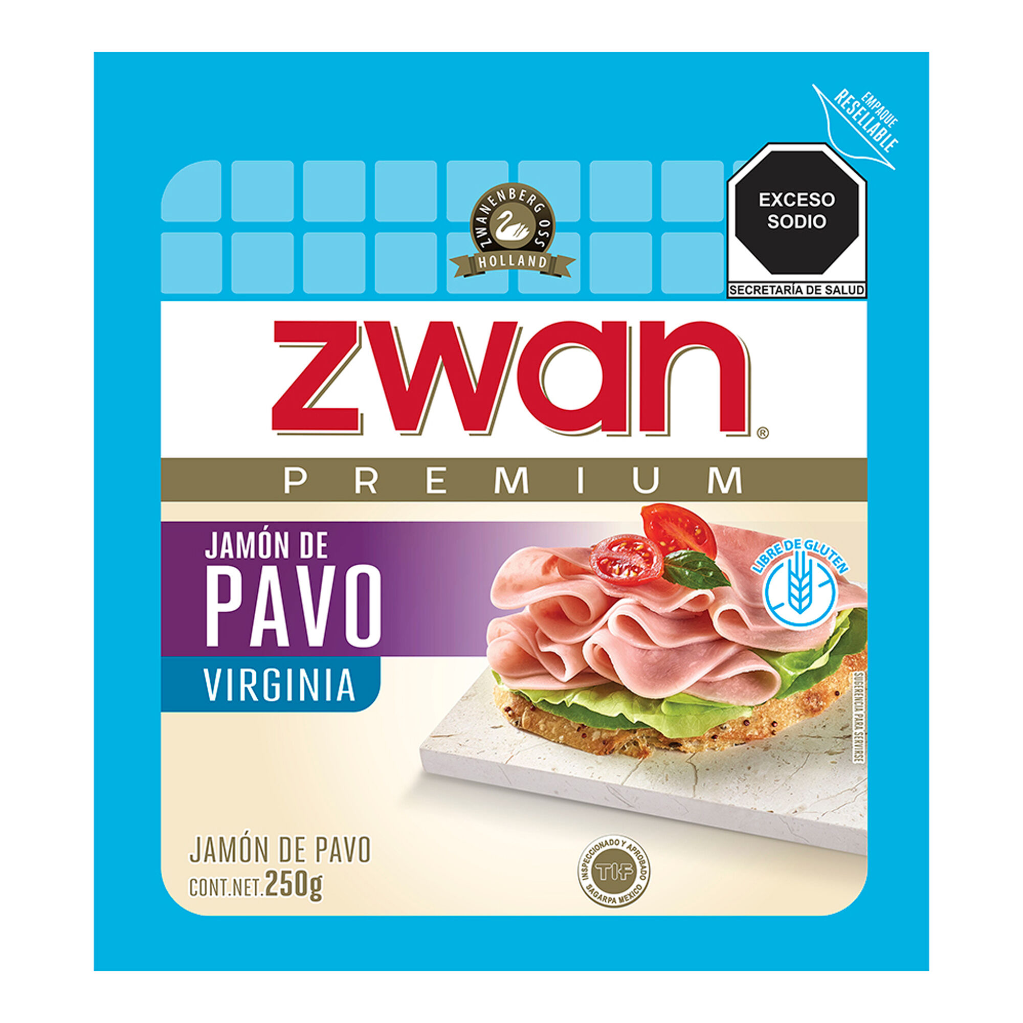 Jamon De Pavo Virginia Zwan 250.0 Gr