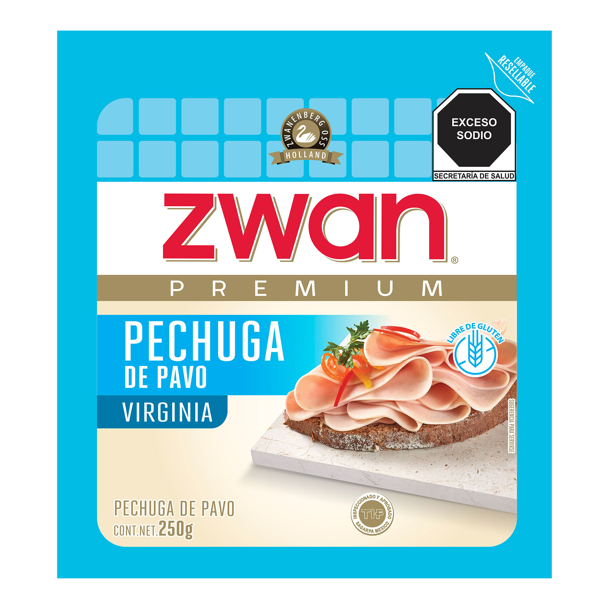 Jamon Pechuga Virginia Zwan 250.0 Gr