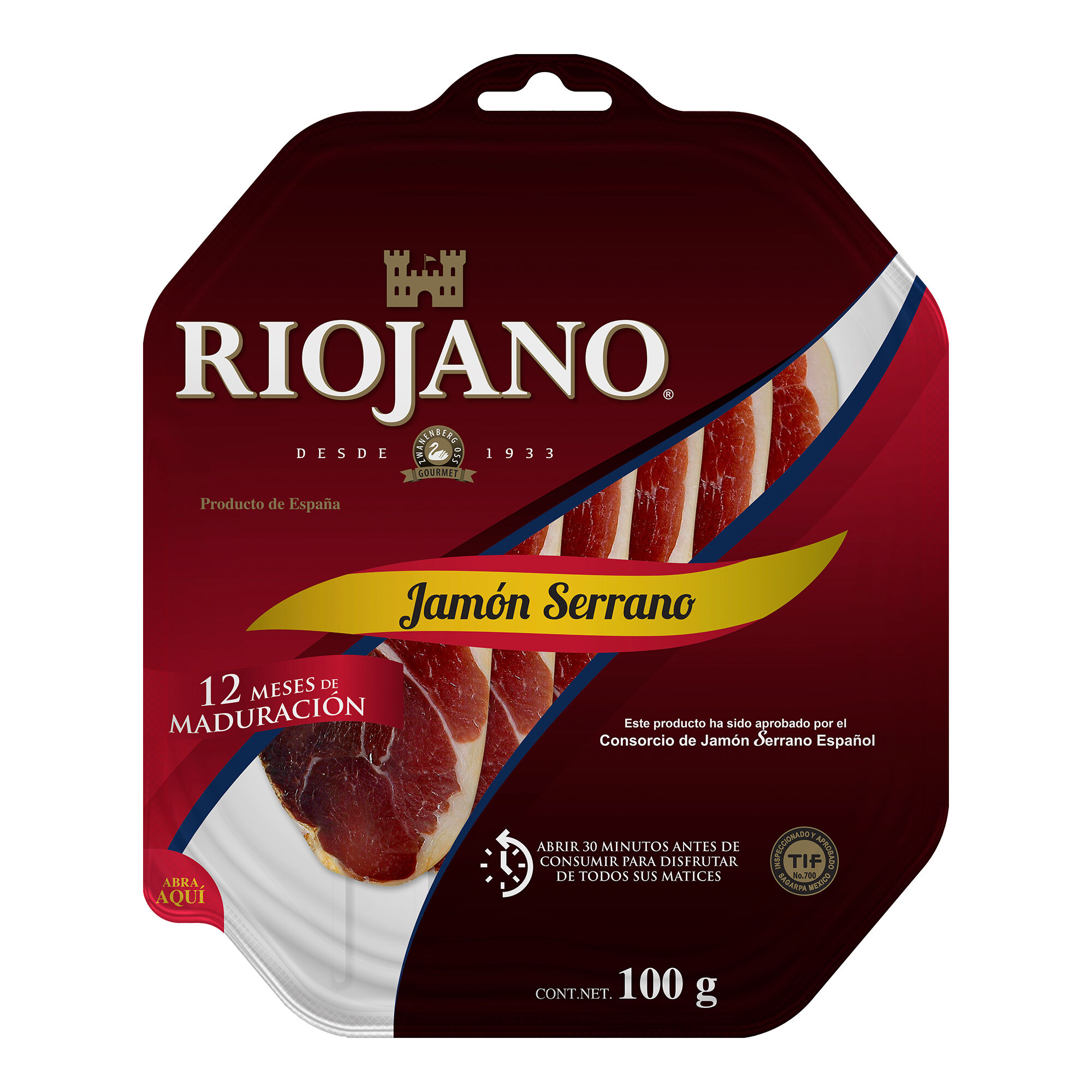 Jamon Serrano Riojano 100.0 Gr