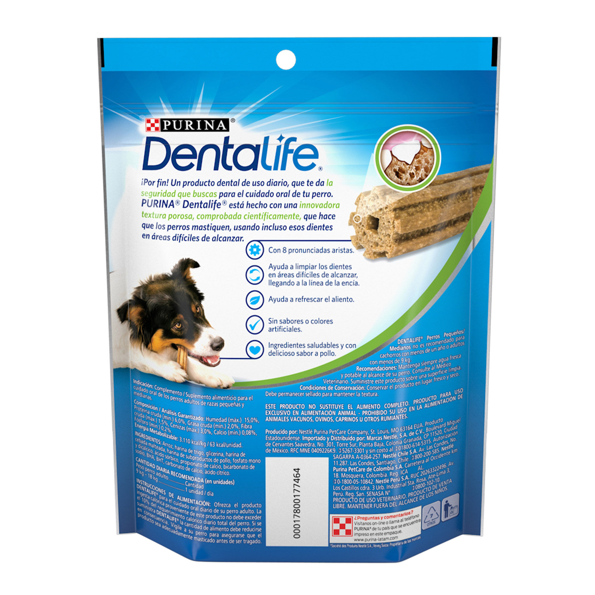 Botana Perro Cuidado Oral Raza Pequeña Dentalife 198.0