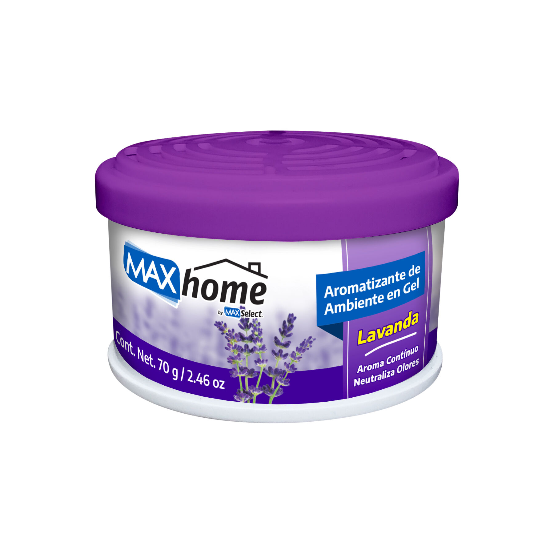 Gel Aromatizante Lavanda Max Home 70.0 Gr
