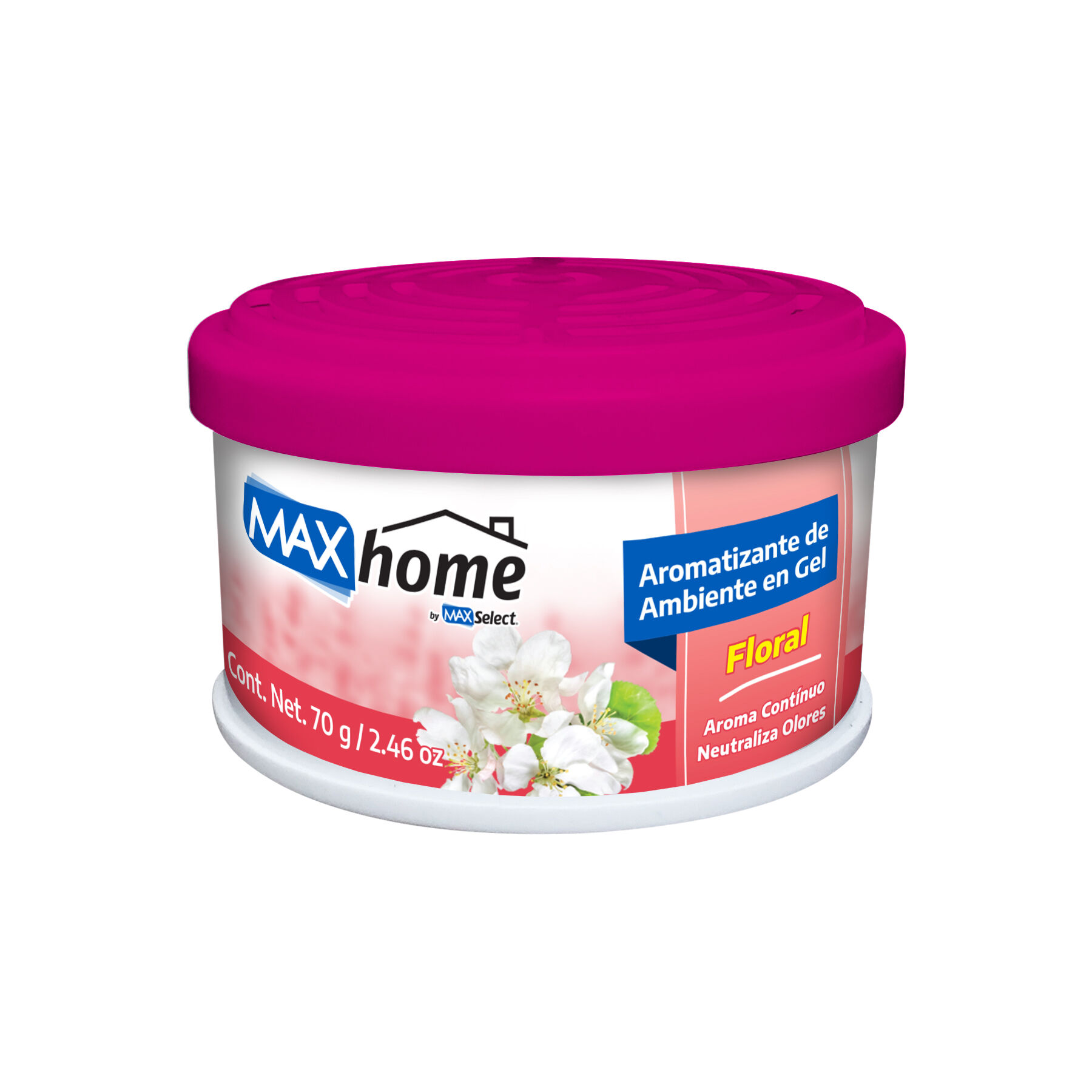 Gel Aromatizante Floral Max Home 70.0 Gr
