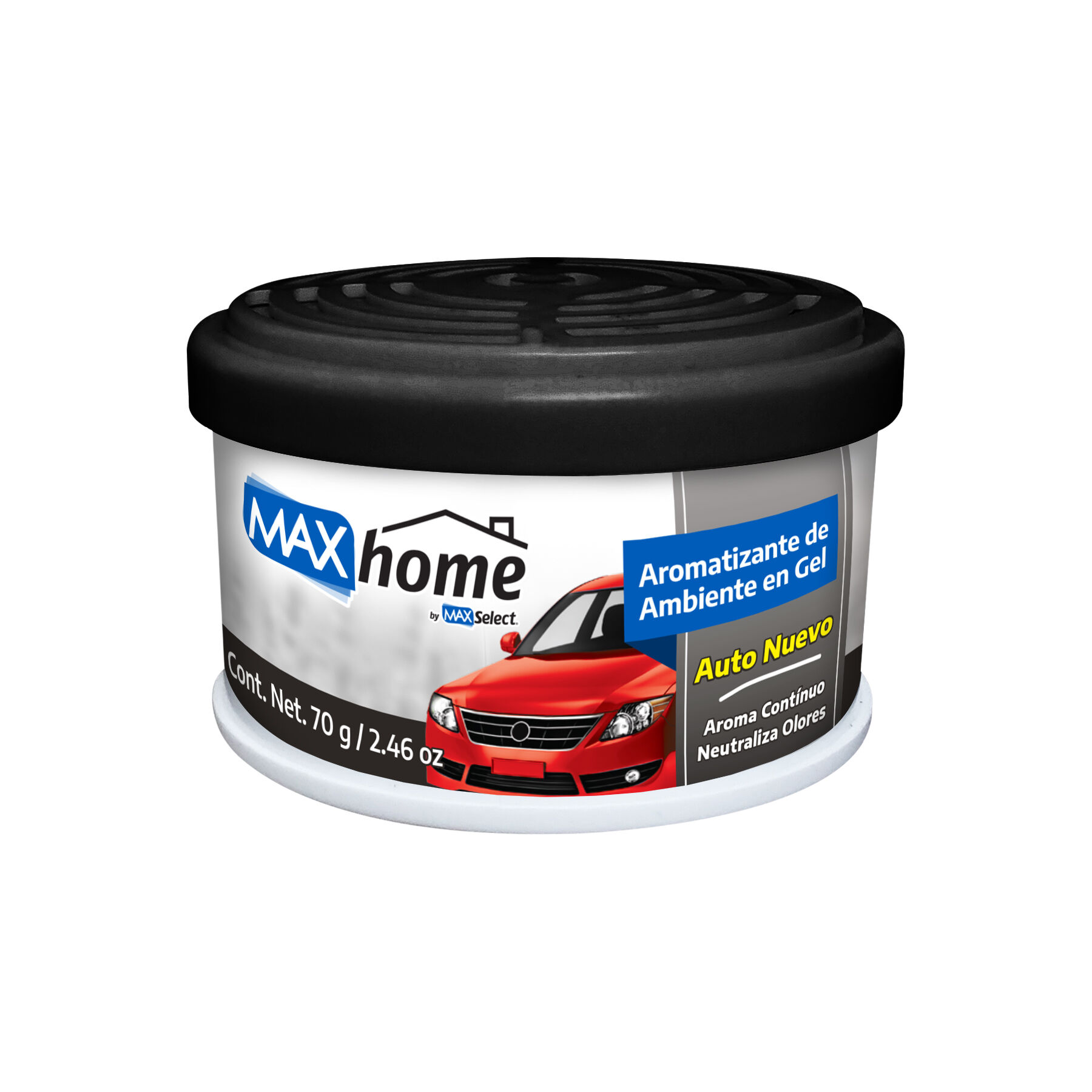 Gel Aromatizante Carro Nuevo Max Home 70.0 Gr