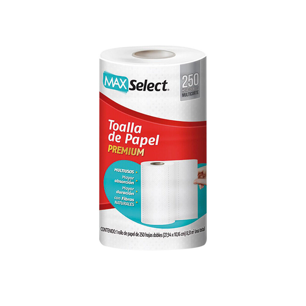 Toalla De Papel 250hd Multicorte Max Select 1.0 Pza
