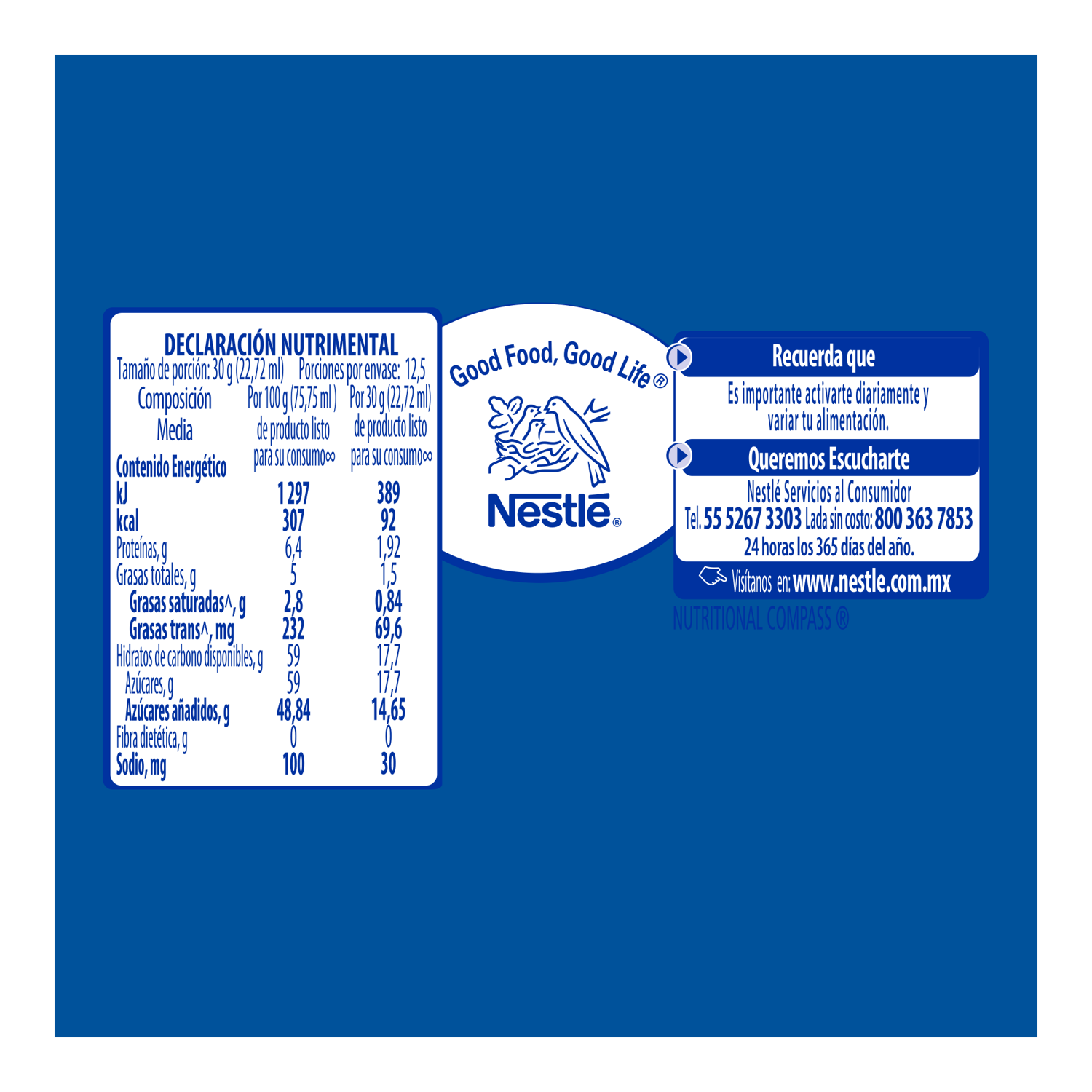 L.Condensada La Lechera Nestle 375.0 Gr