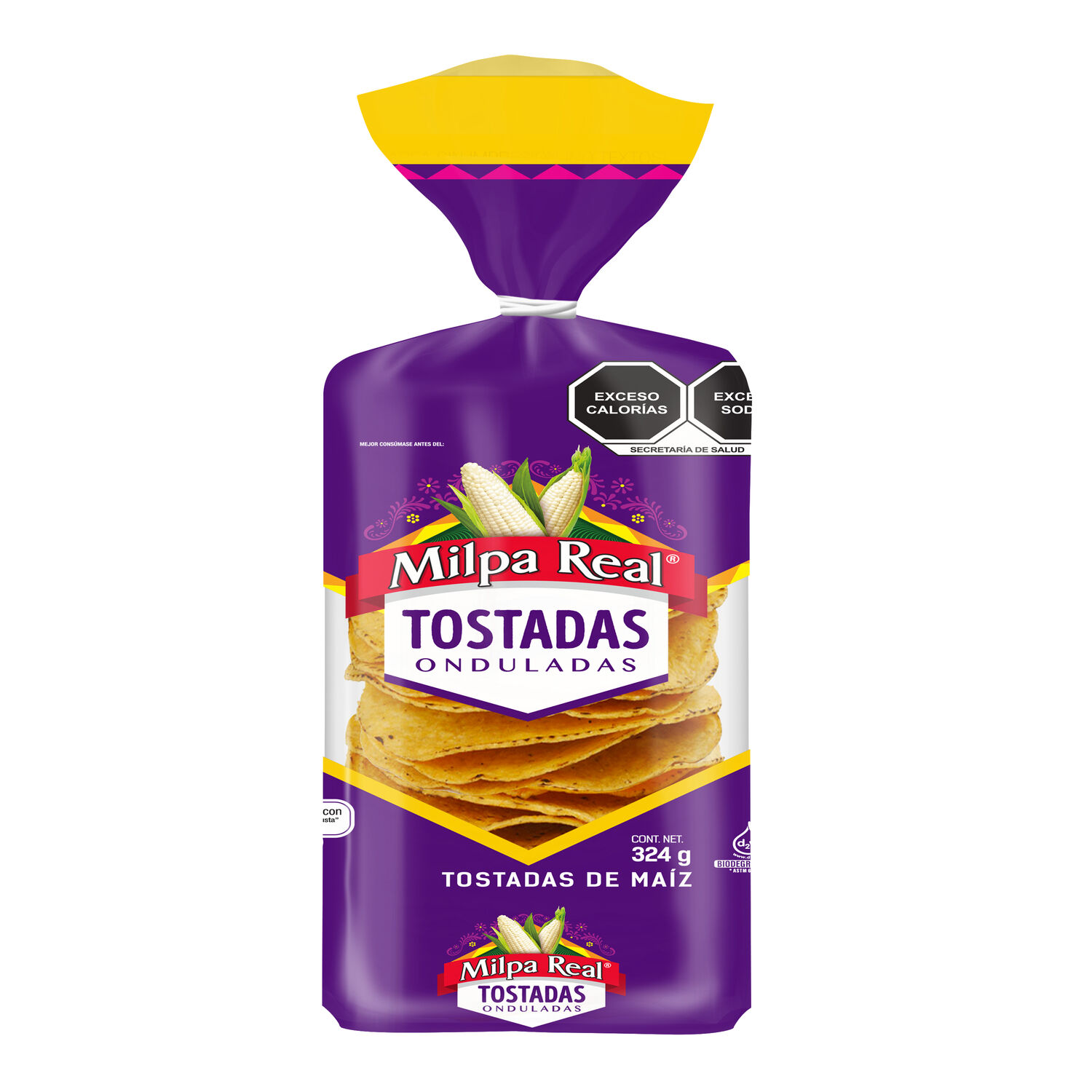 Tostada Ondulada Milpa Real 27.0 Pza