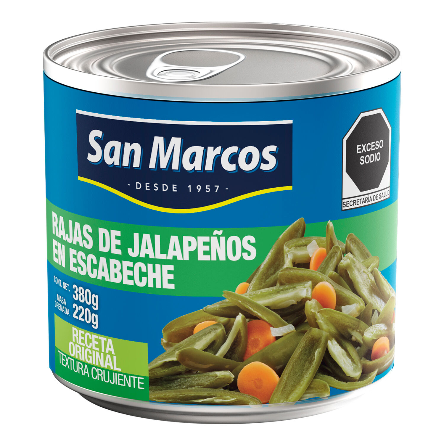 Chile Chilpotles Adobados San Marcos 380.0 Gr