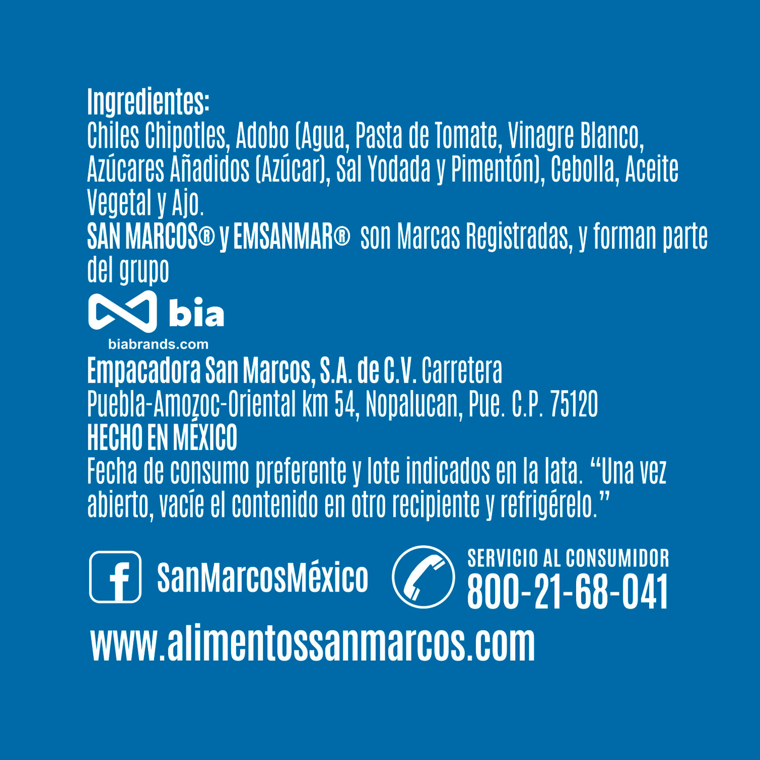 Chile Chipotle Adobado San Marcos 100.0 Gr