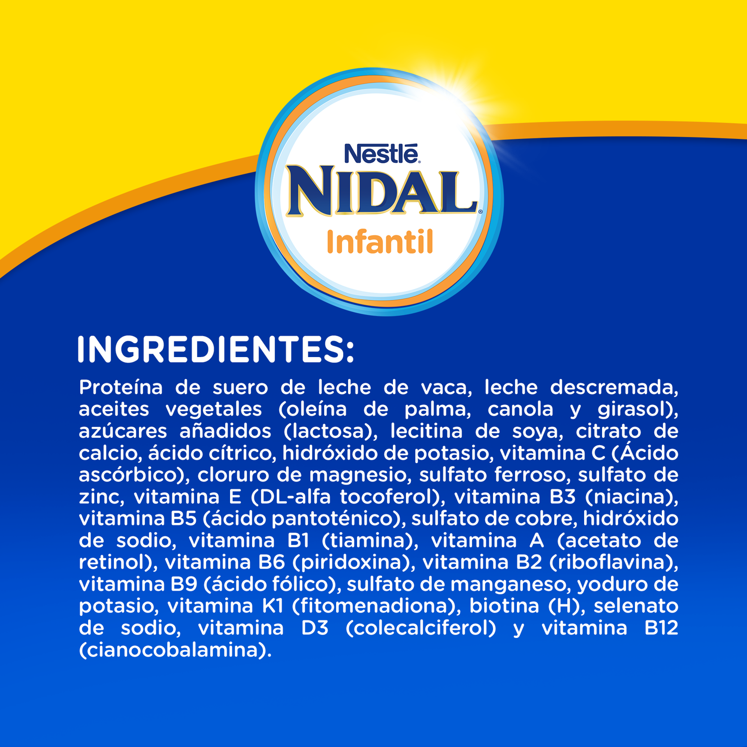 Leche Polvo +1 Nidal 1.5 Kg