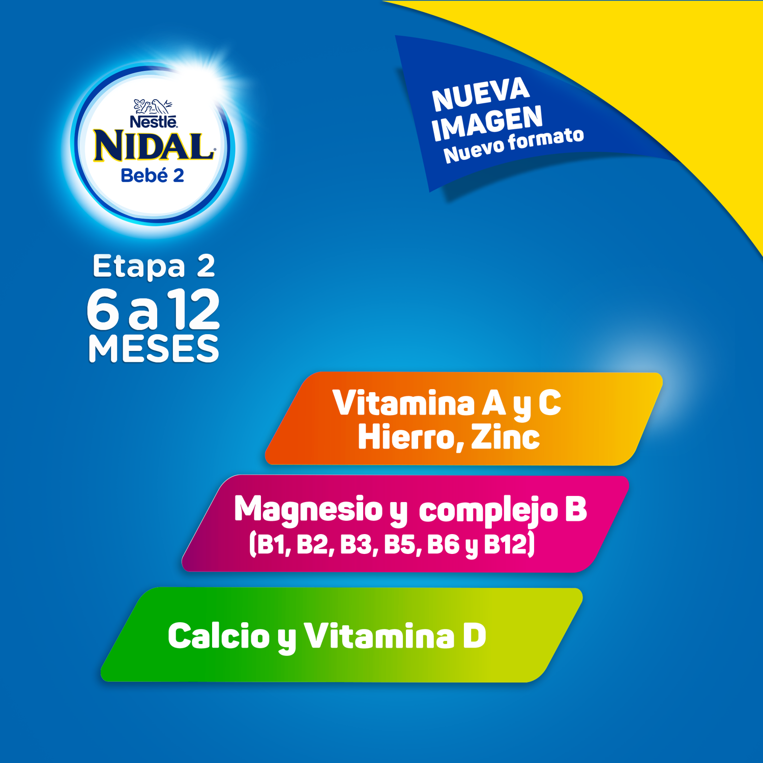 Leche Formula De 6 A 12 Meses Etapa 2 Nidal 900.0 Gr