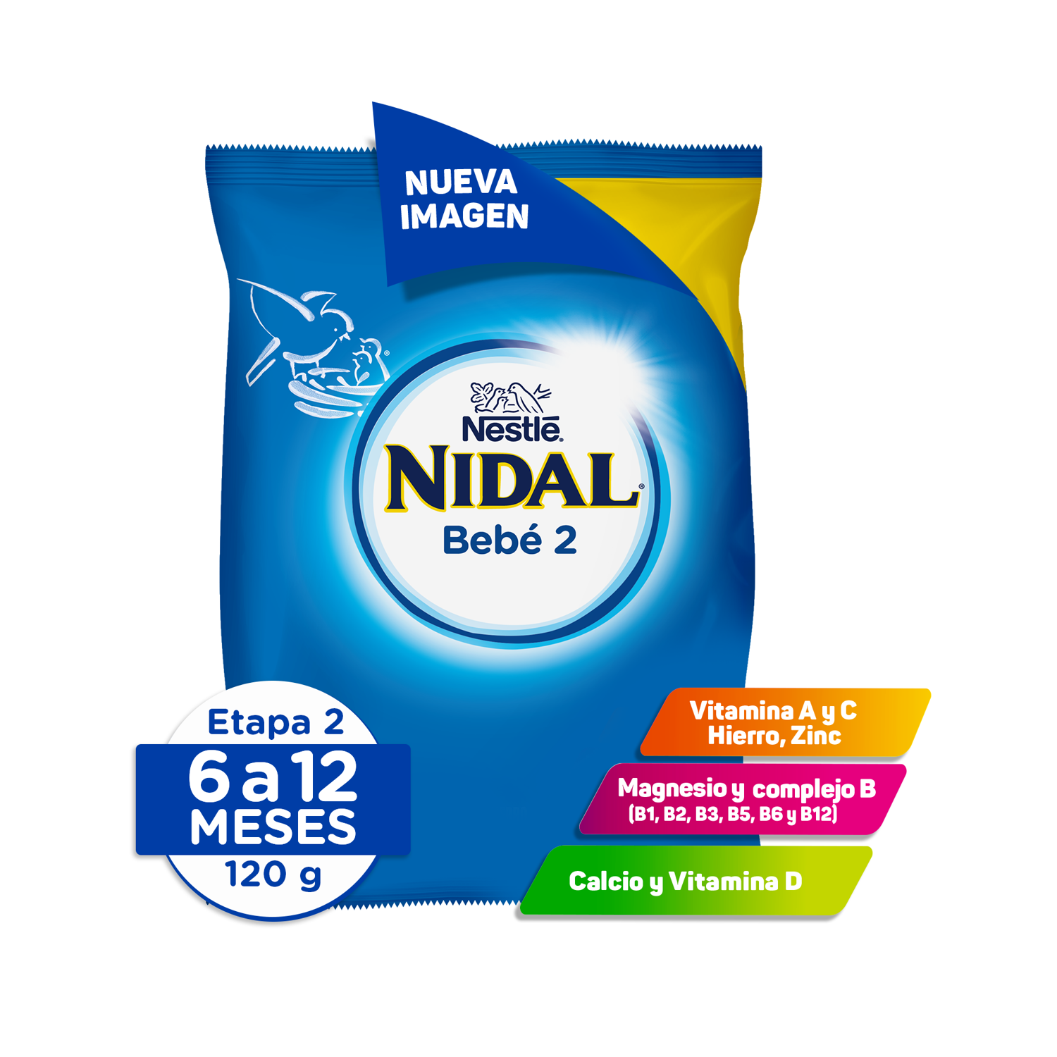 Formula Infantil 2 Bolsa Nidal 120.0 Gr