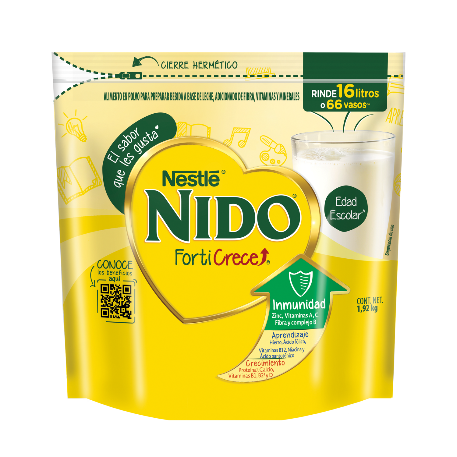 Leche Forticrece Bolsa Nido 1.92 Kg