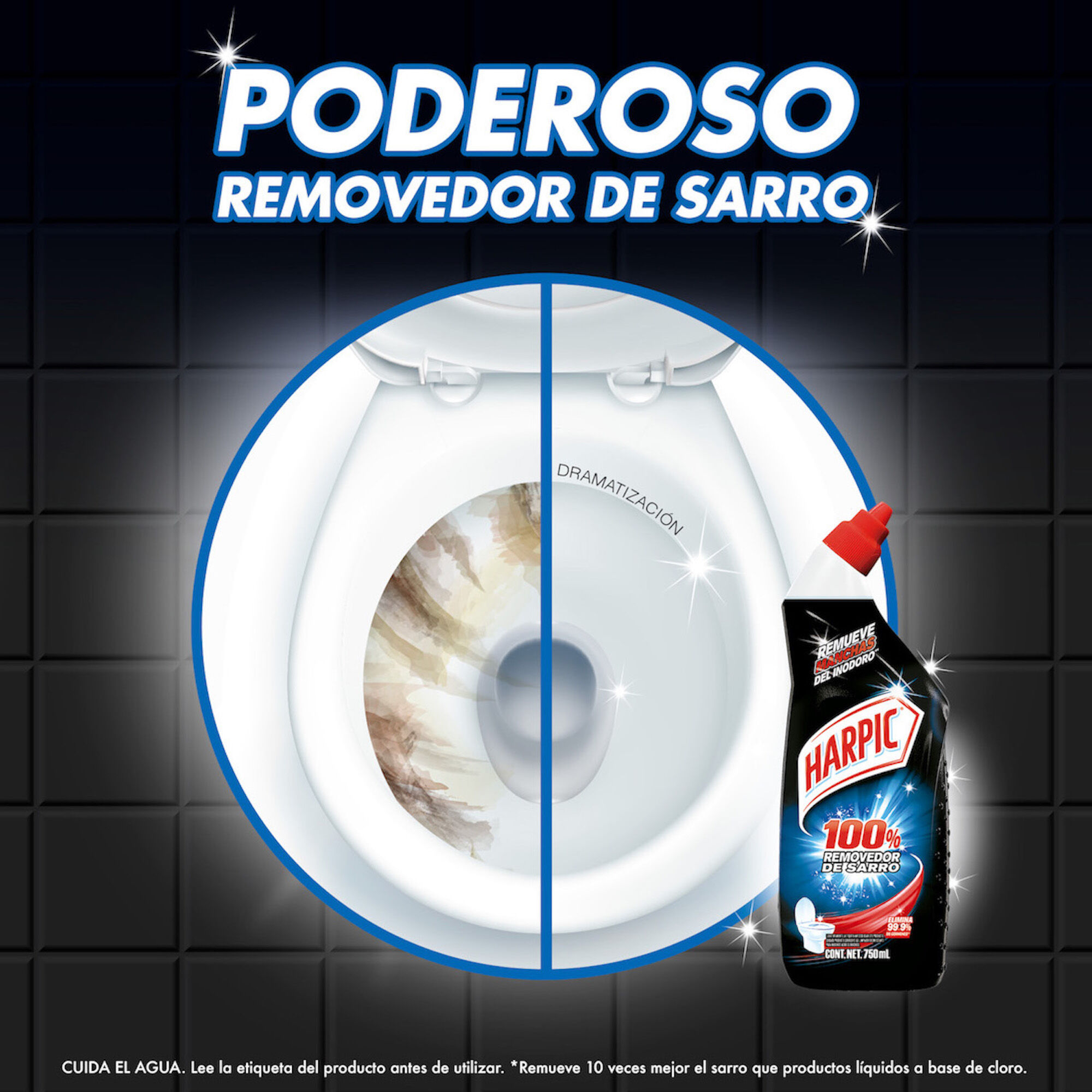 Limpiador De Baño Extrafuerte Harpic 200.0 Ml