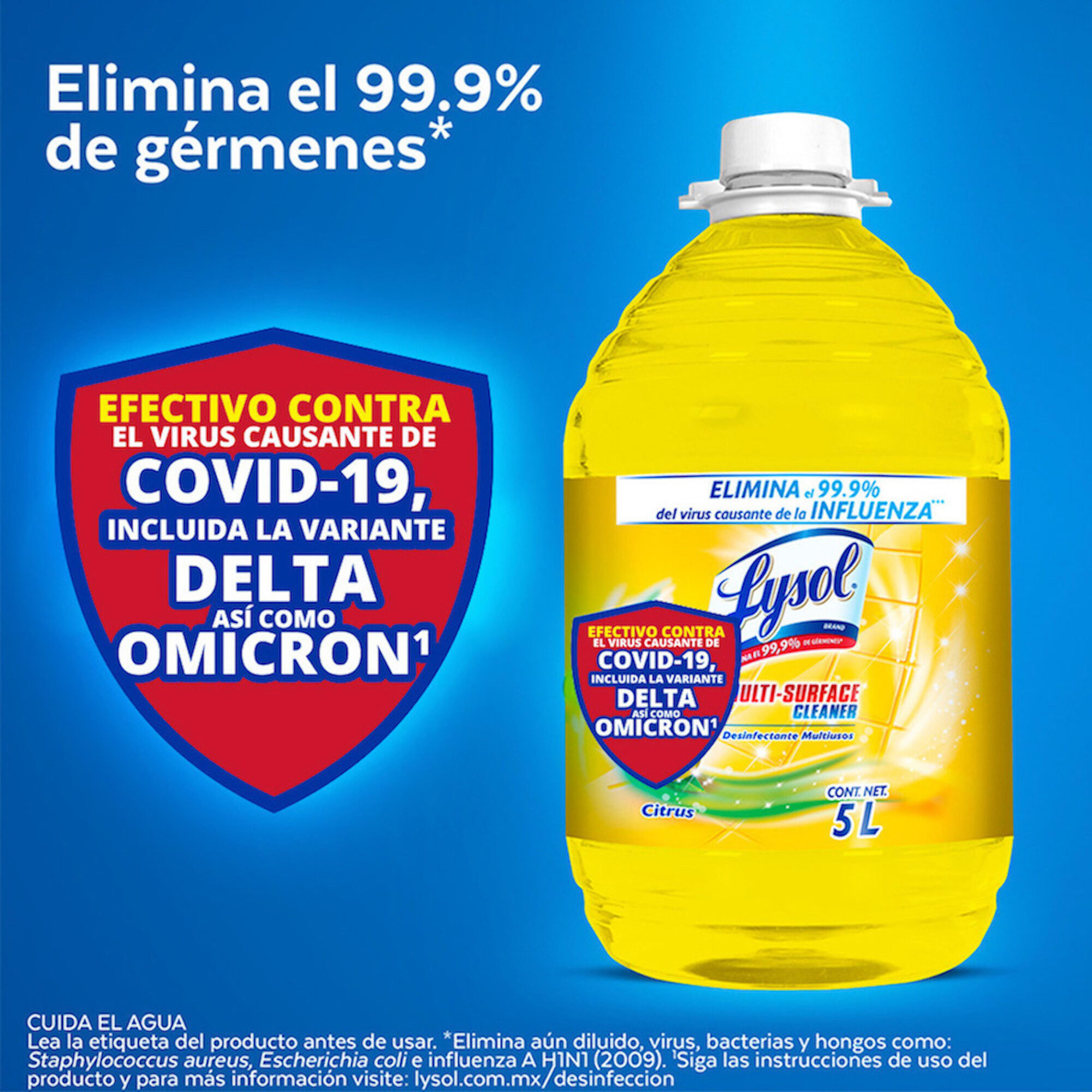Desinfectante Liquido Citrico Lysol 5.0 Lt