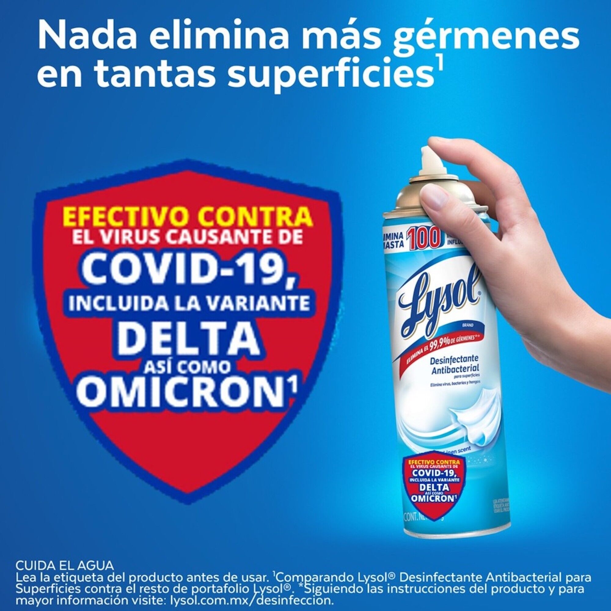 Desinfectante Aerosol Lysol 354.0 Gr
