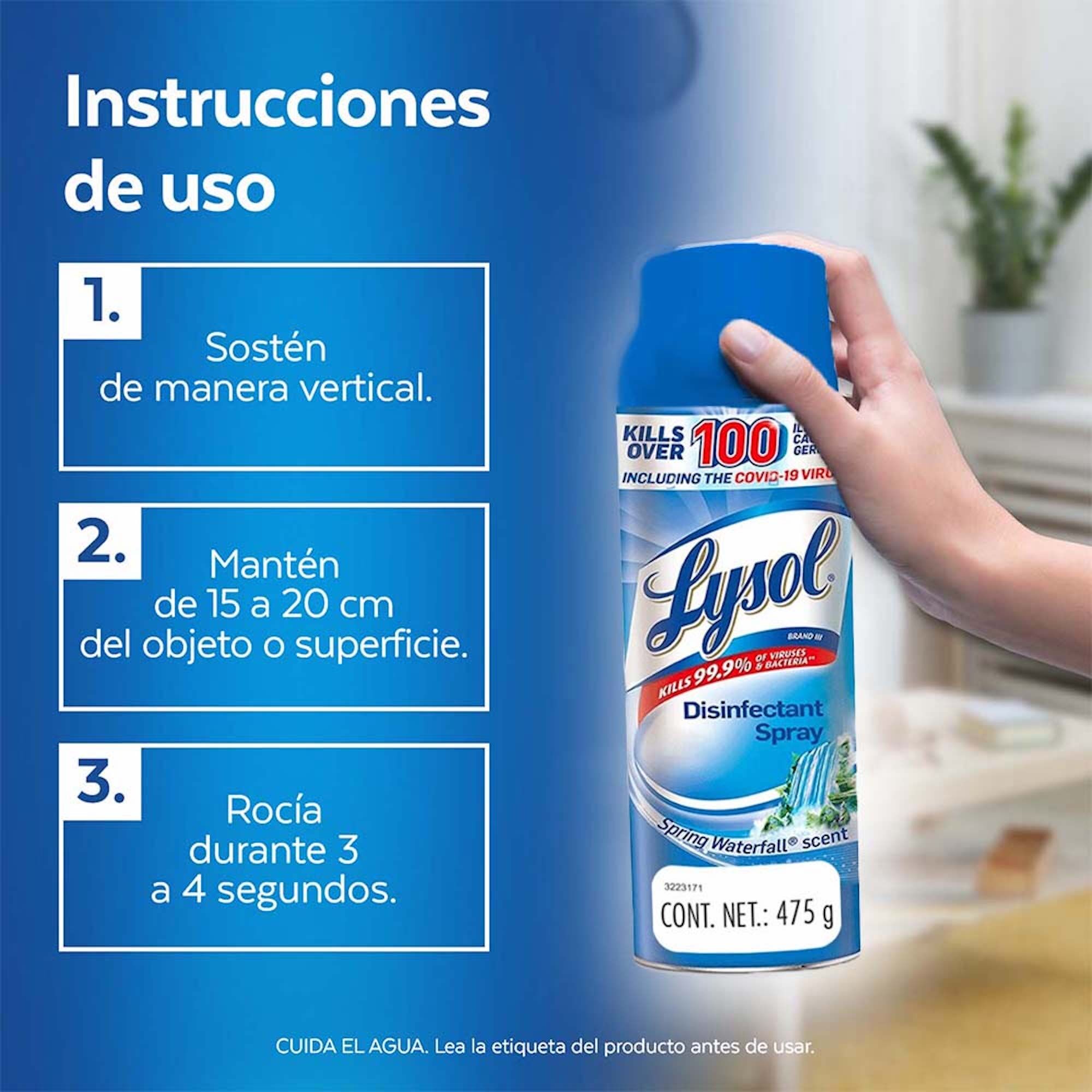 Desinfectante Aerosol Lysol 17.0 Oz