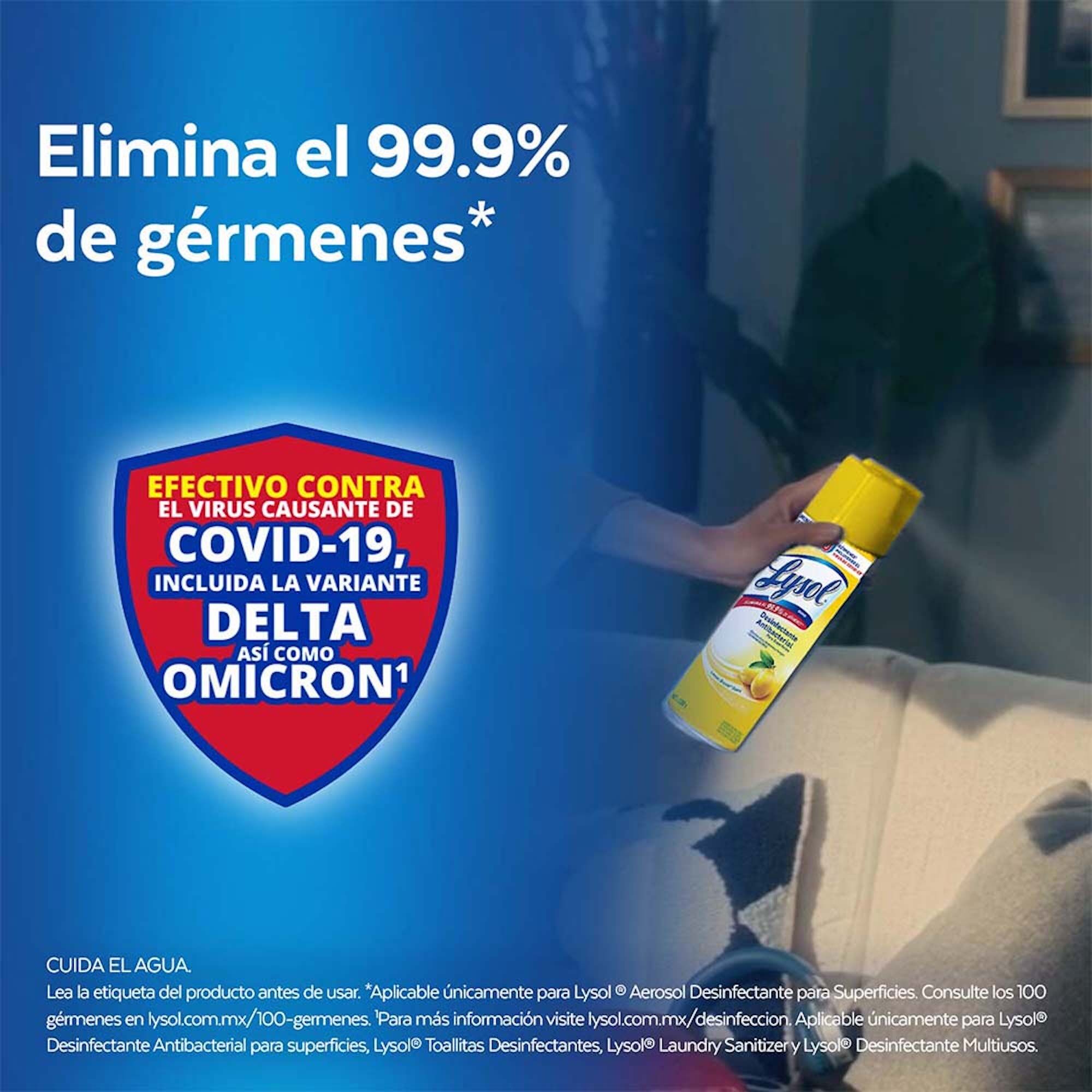Desinfectante Aer Lemon Brz Lysol 17.0 Oz