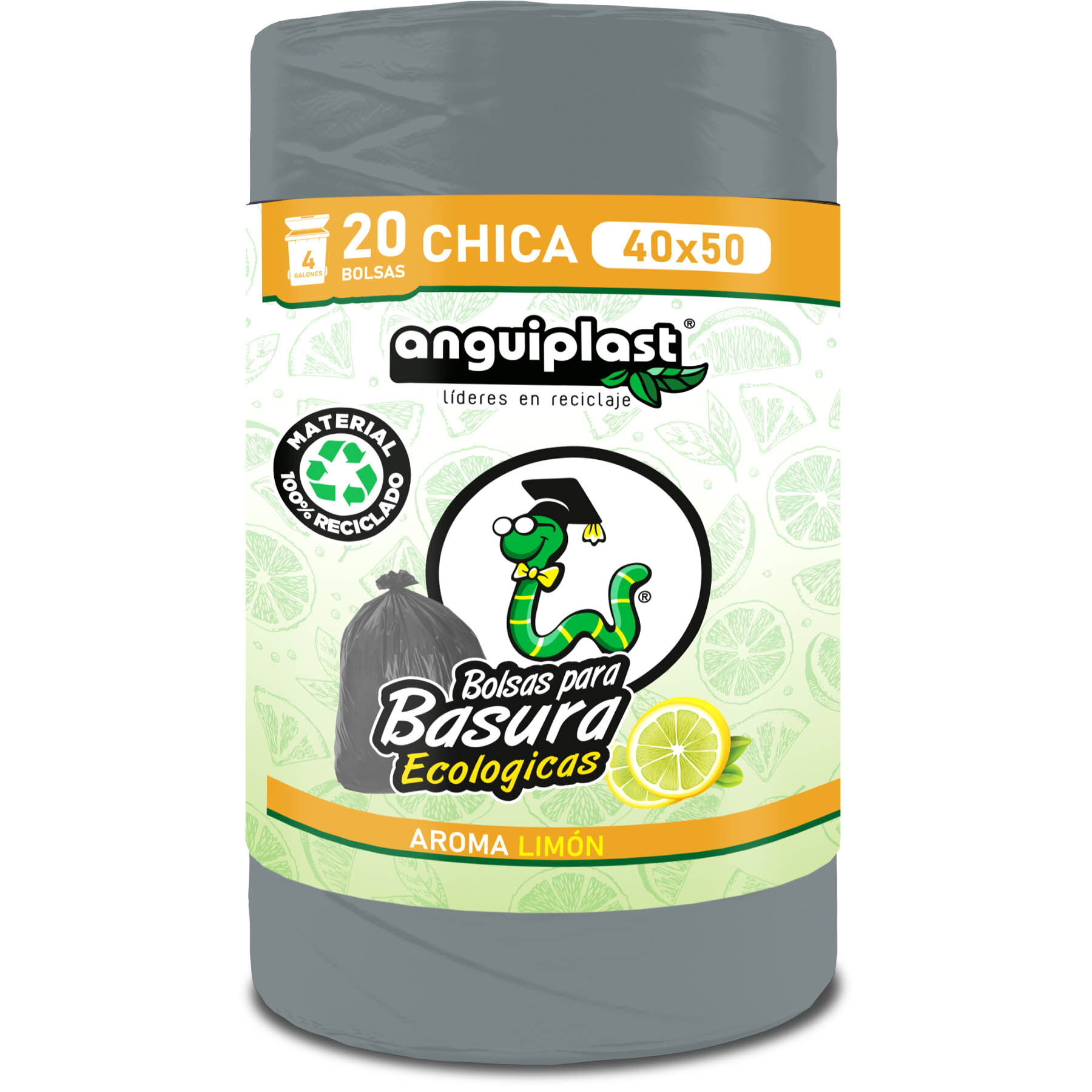 Bolsa Negra Limon Ch 20 Pz Anguiplast 20.0 Pza