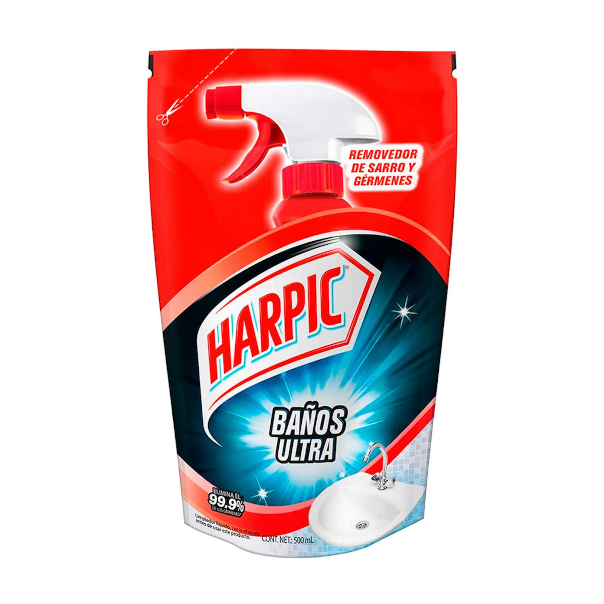 Limpiador Baño Antihongos Ultra Sin Cloro Harpic 500.0