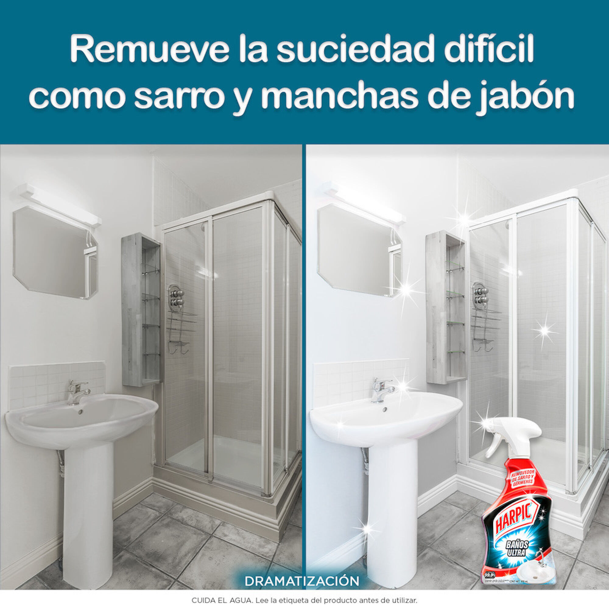 Limpiador Baño Antihongos Ultra Sin Cloro Harpic 650.0