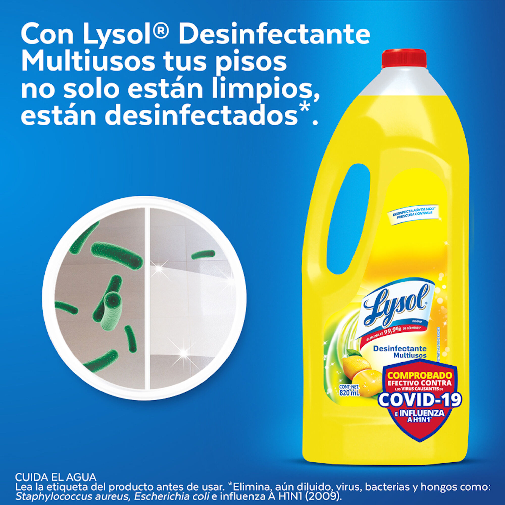 Desinfectante Liquido Multiusos Citrus Lysol 820.0 Ml