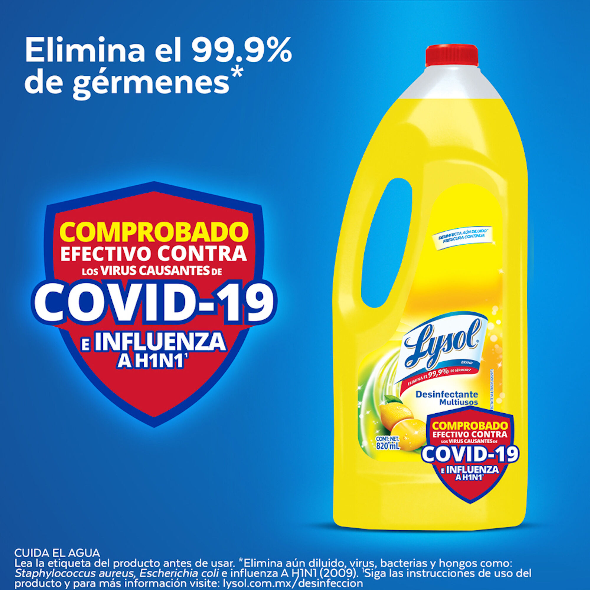 Desinfectante Liquido Multiusos Citrus Lysol 820.0 Ml