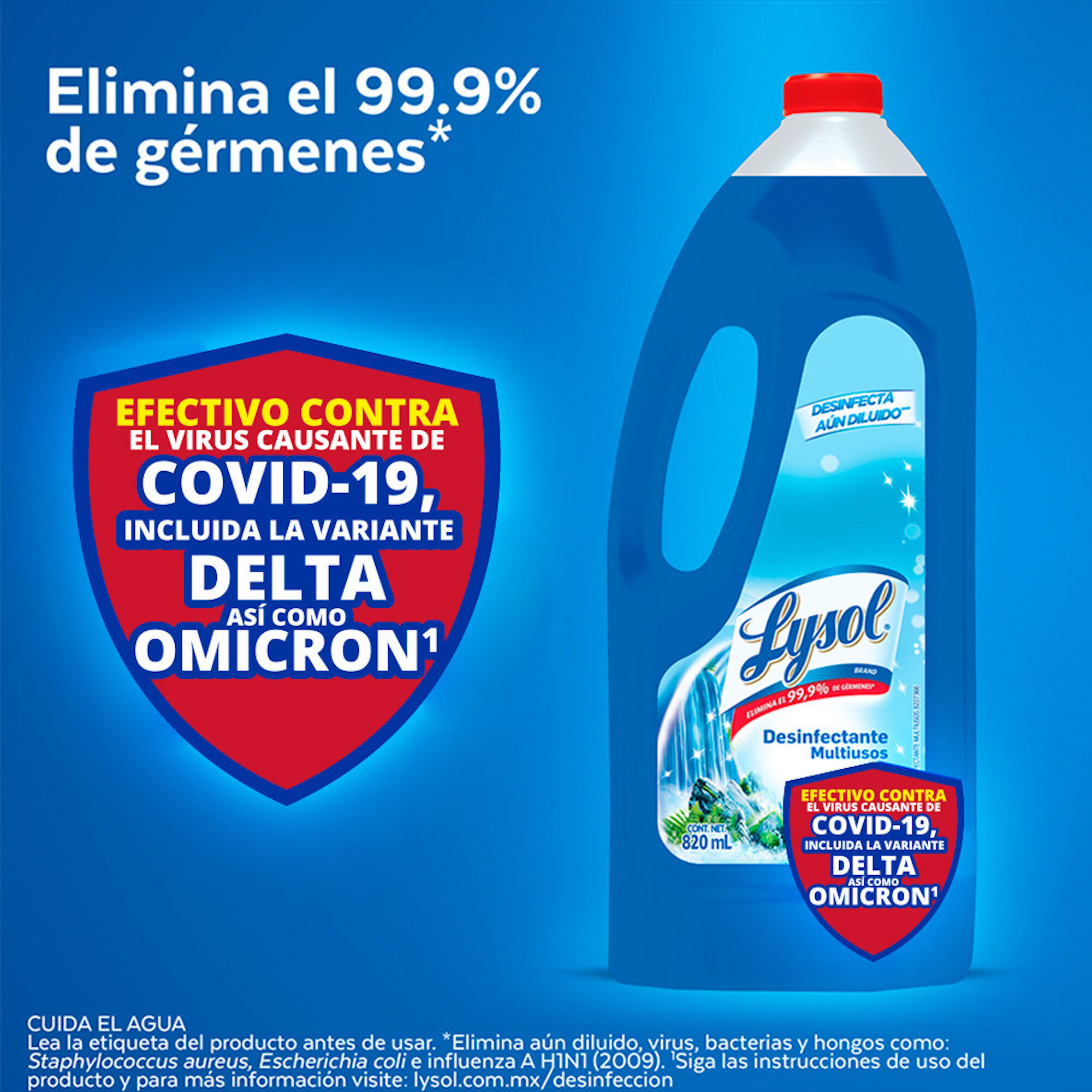 Desinfectante Liquido Lysol 820.0 Ml