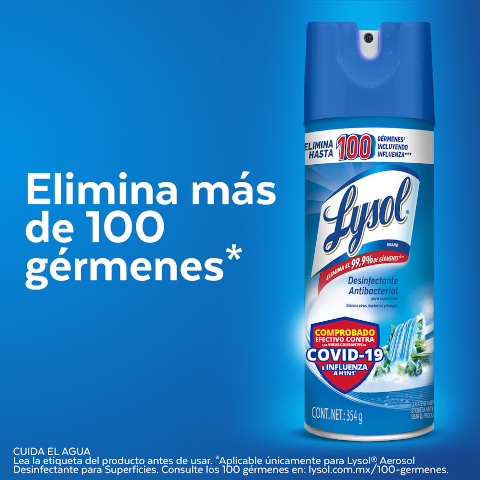 Desinfectante Aerosol Spring Wfll Lysol 12.0 Oz