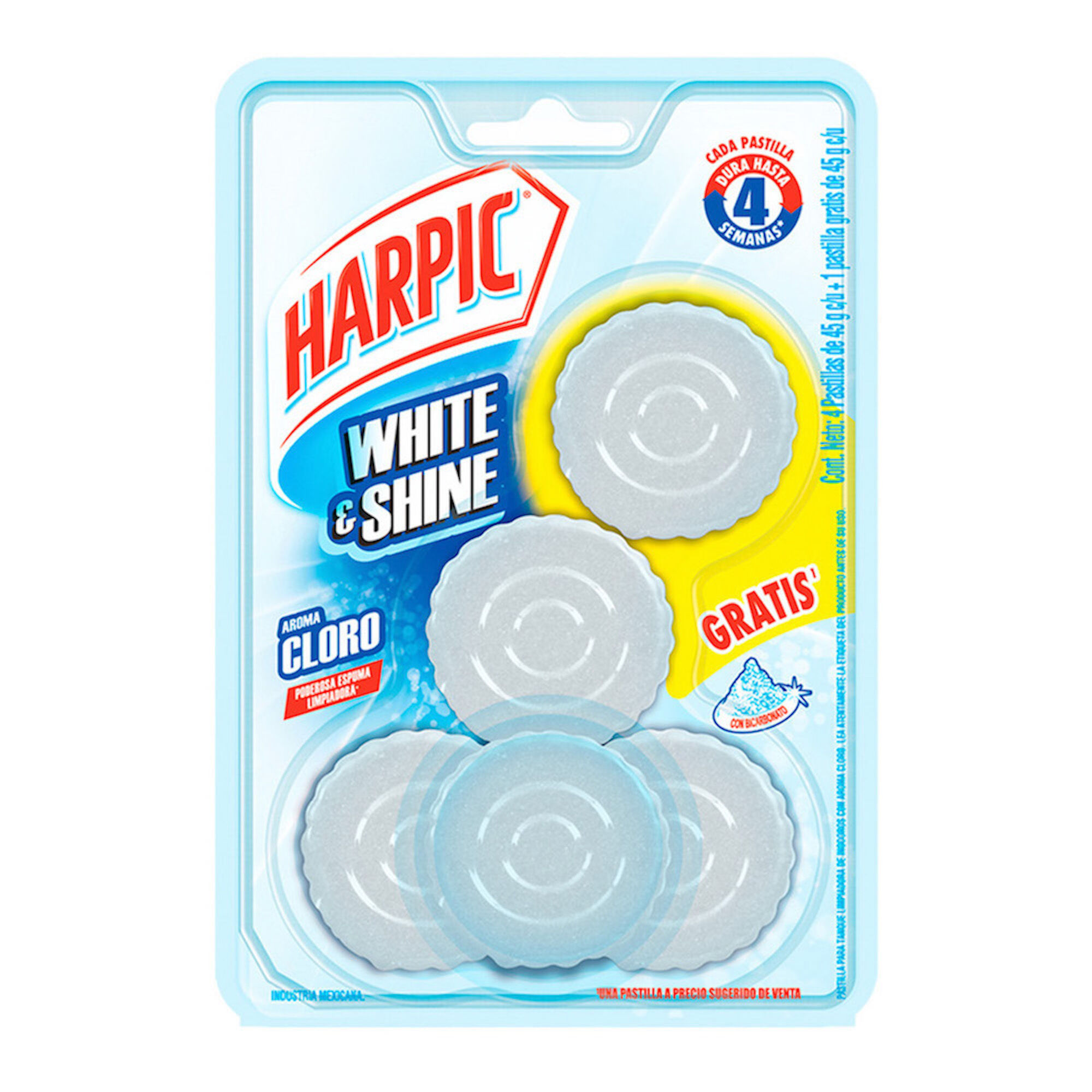 Pastilla Sanitaria White & Shine Harpic 5.0 Pza