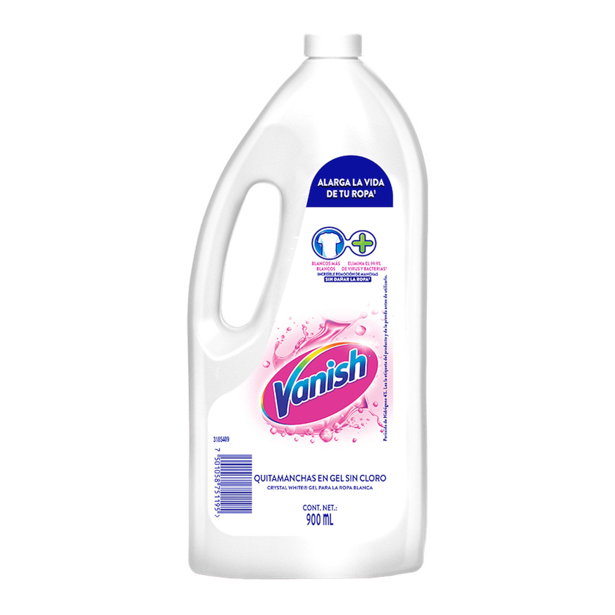 Quitamanchas Liq Bco Vanish 900 Ml