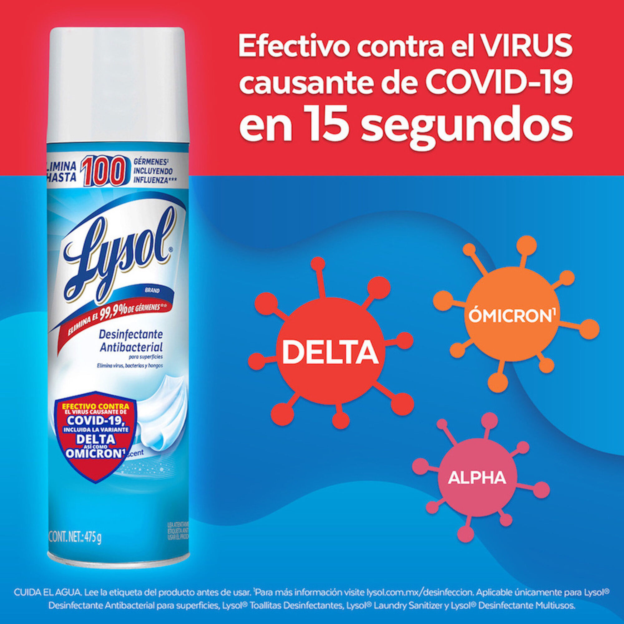 Desinfectante Aerosol Crisp Linen Lysol 475.0 Ml