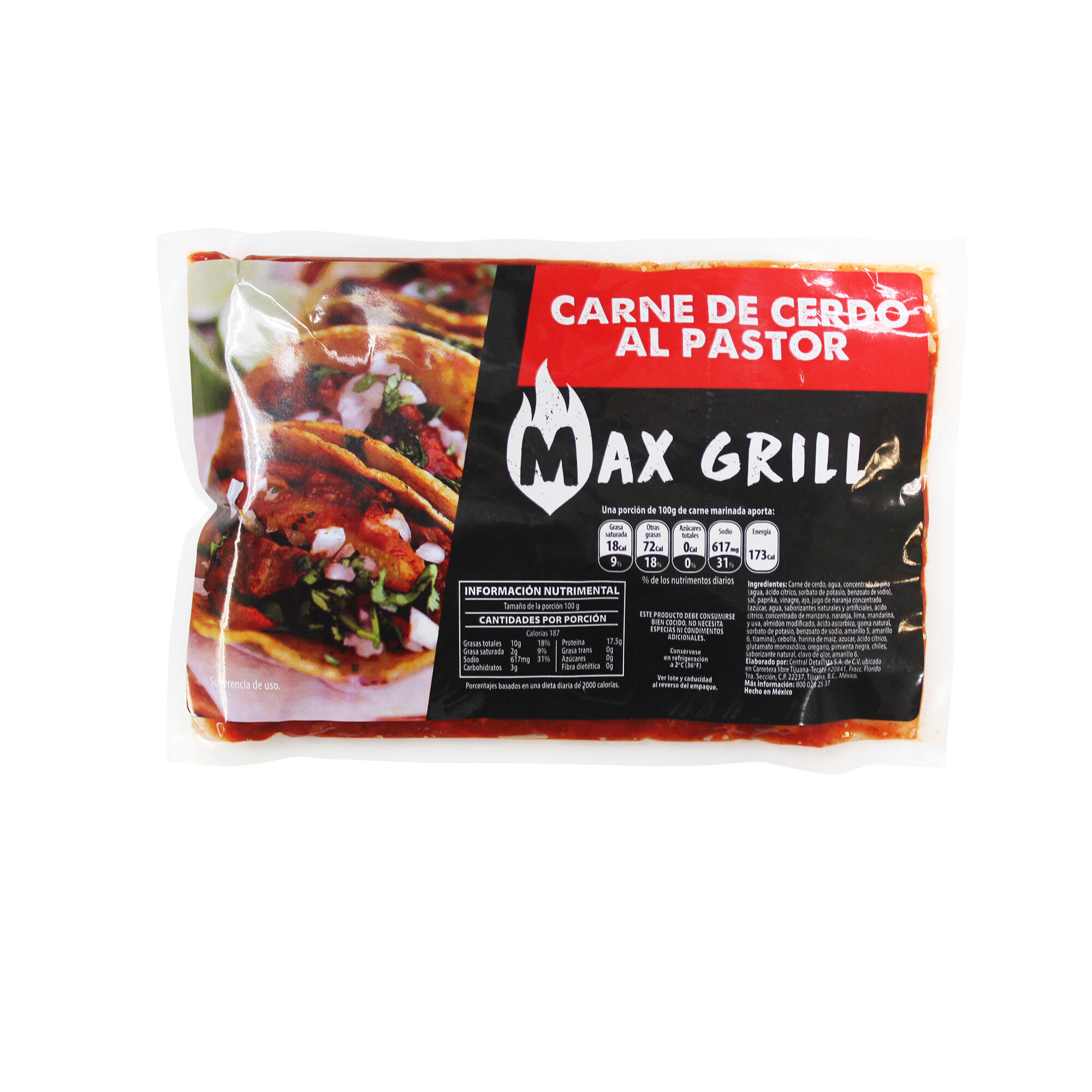 Carne De Cerdo Al Pastor Max Grill 550.0 Gr