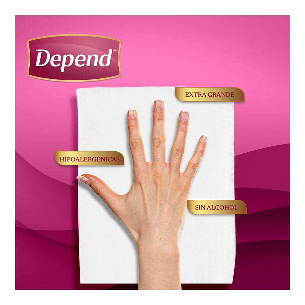 Toallas Humedas Depend 42.0 Toalla